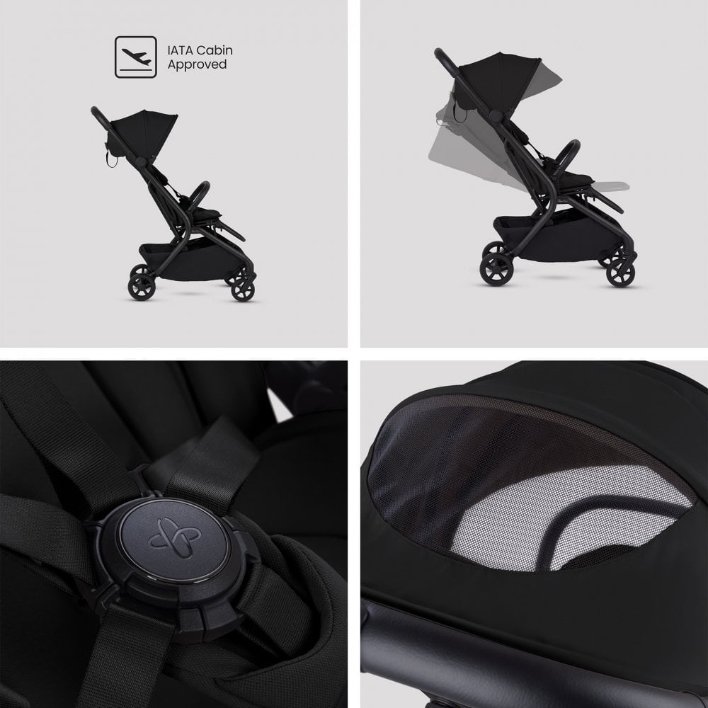 Silver Cross Nia Travel System & Accessory Pack Onyx