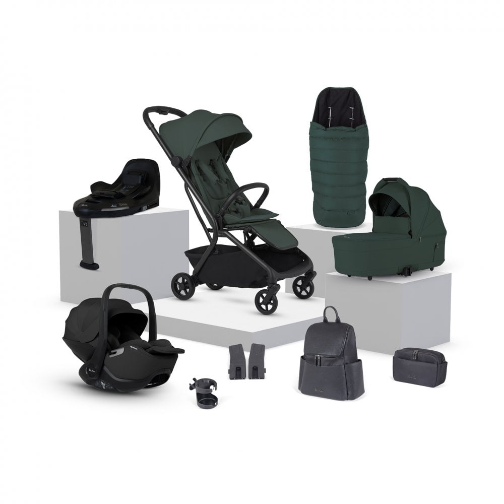 Silver Cross Nia Travel System & Accessory Pack Conifer