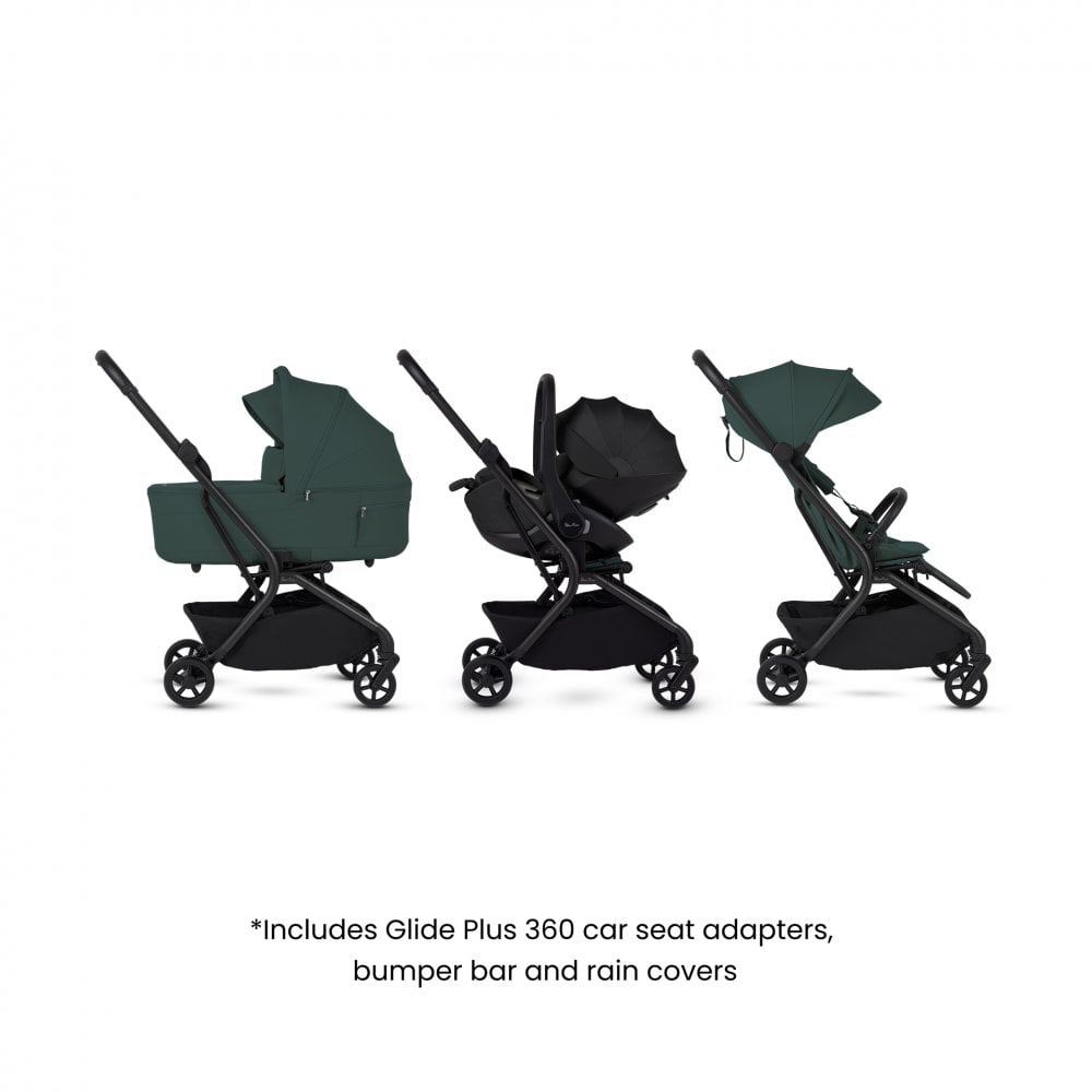 Silver Cross Nia Travel System & Accessory Pack Conifer