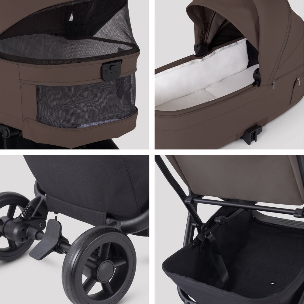 Silver Cross Nia Travel System & Accessory Pack Chocolate