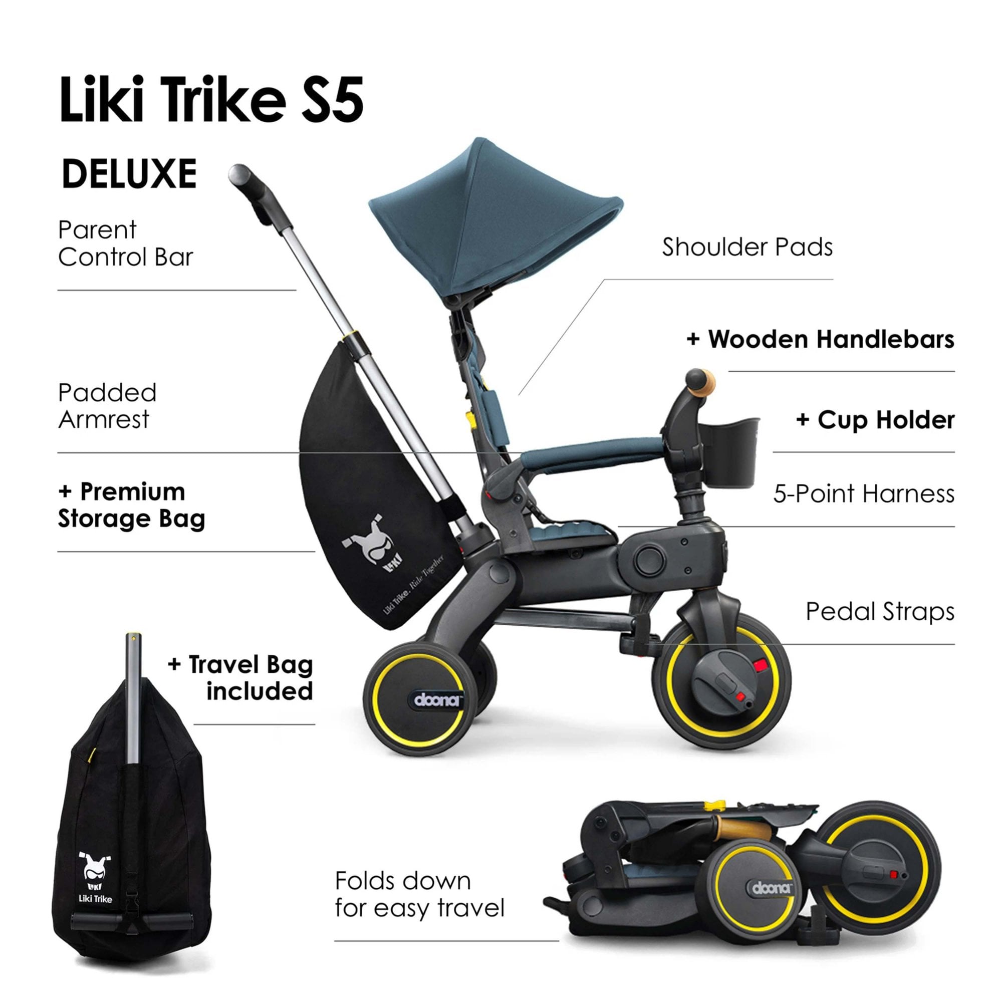 Doona Liki S5 Trike Ocean Blue