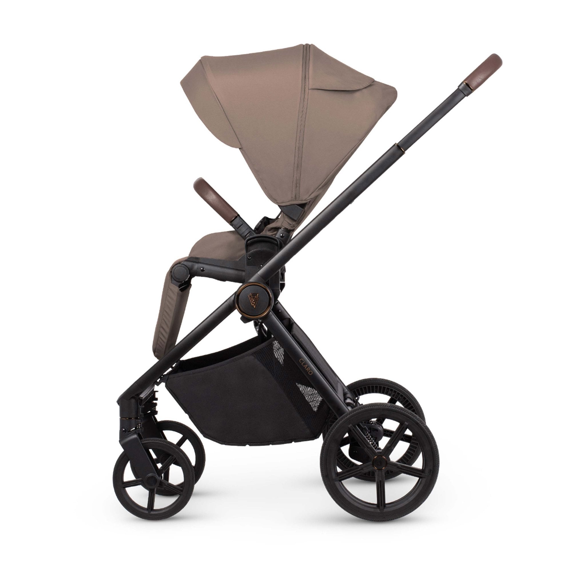 Venicci Claro 3in1 Pram Almond + Tiago Black