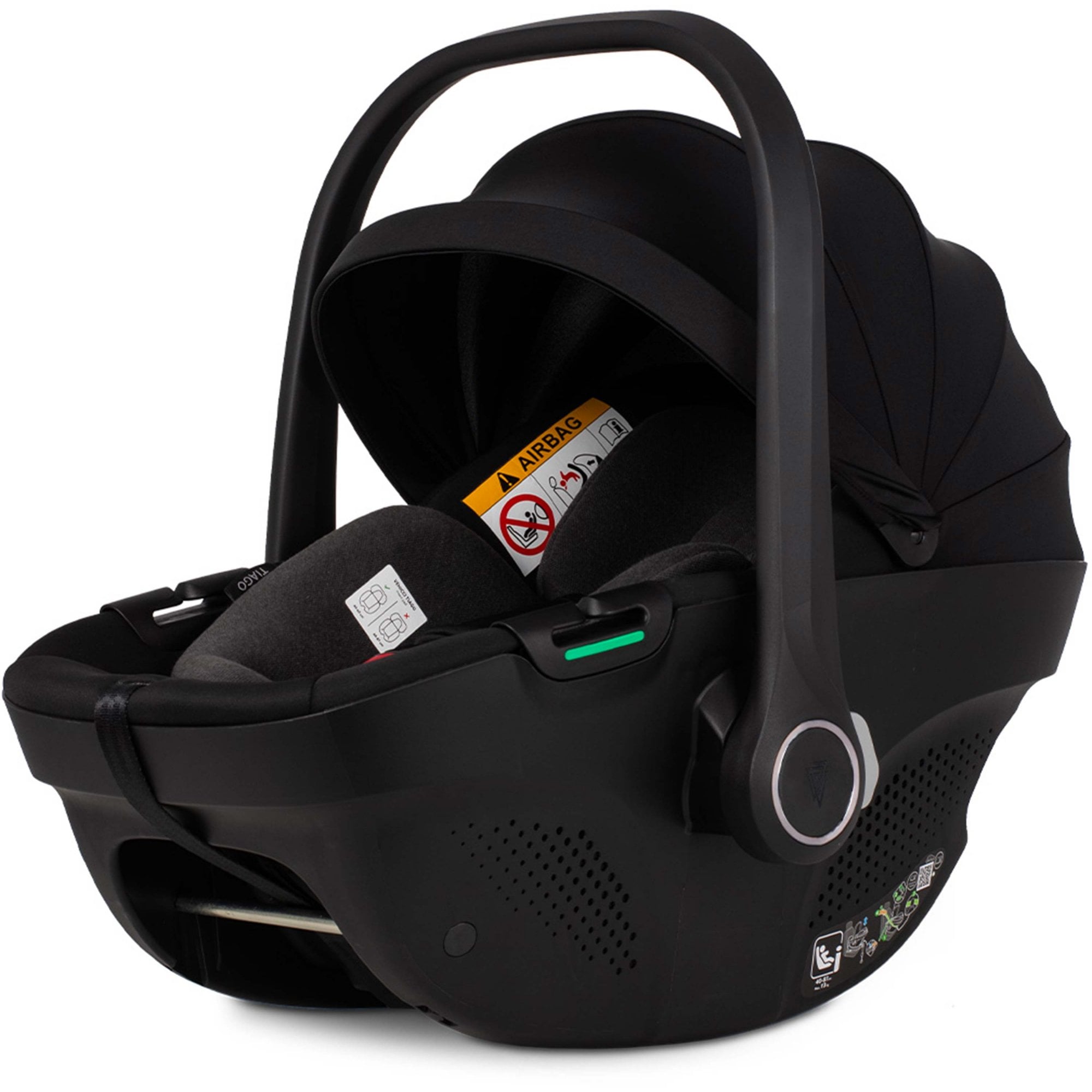 Venicci Claro 3in1 Pram & Base Almond + Taigo Black & Base