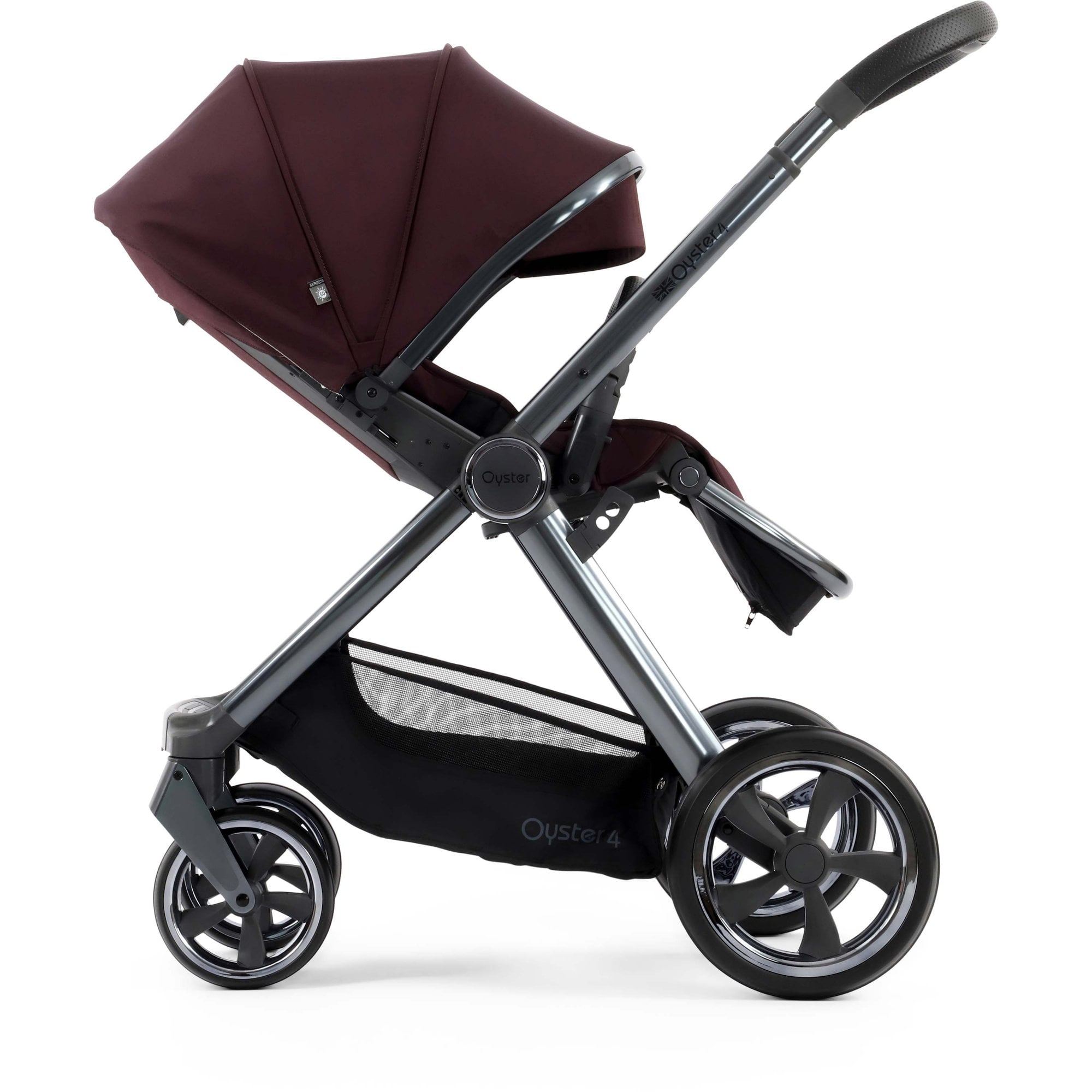 Oyster 4 Essential Bundle Mulberry + Pebble 360 Pro 2 Car Seat