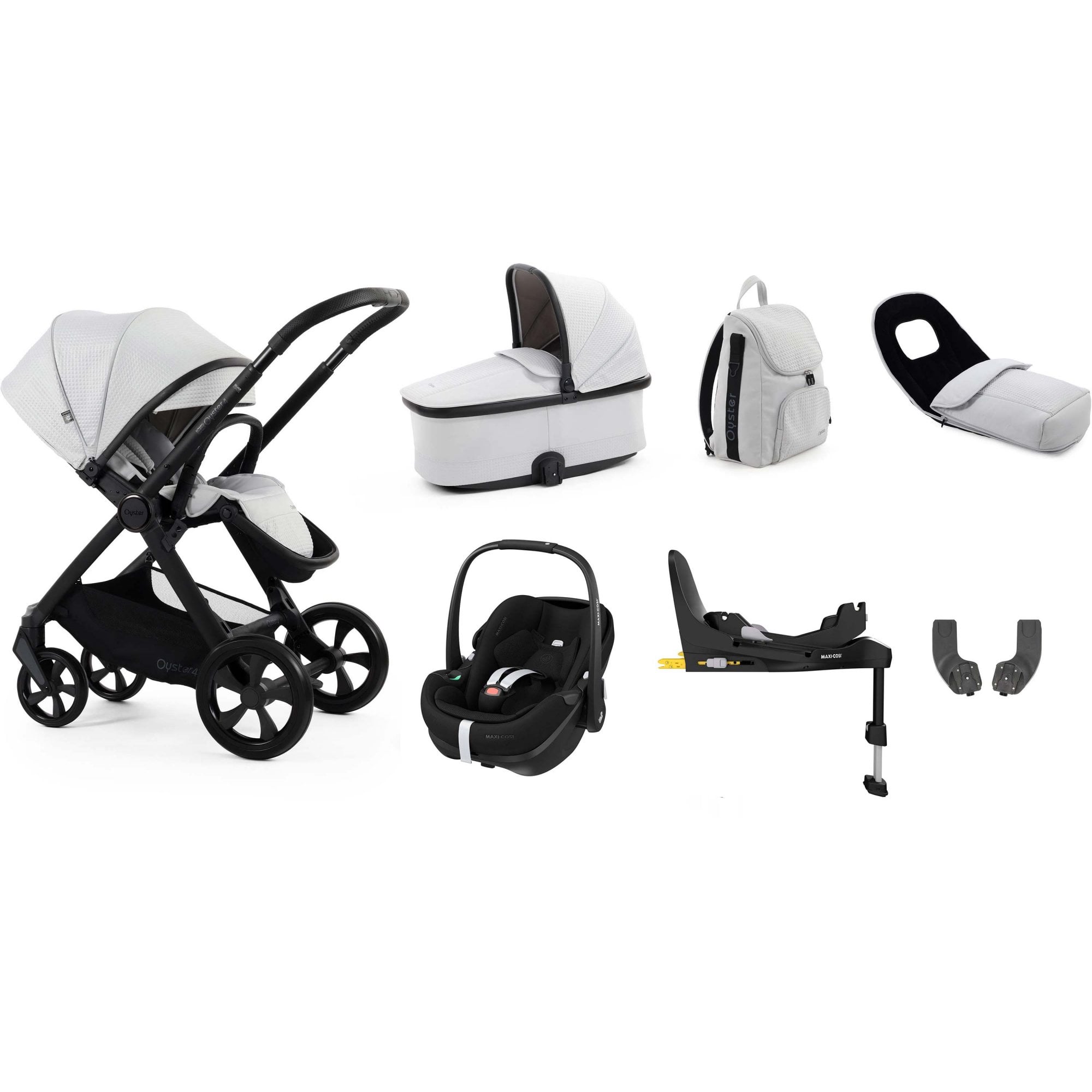 Oyster 4 Luxury Bundle Jubilee + Pebble 360 Pro 2 Car Seat