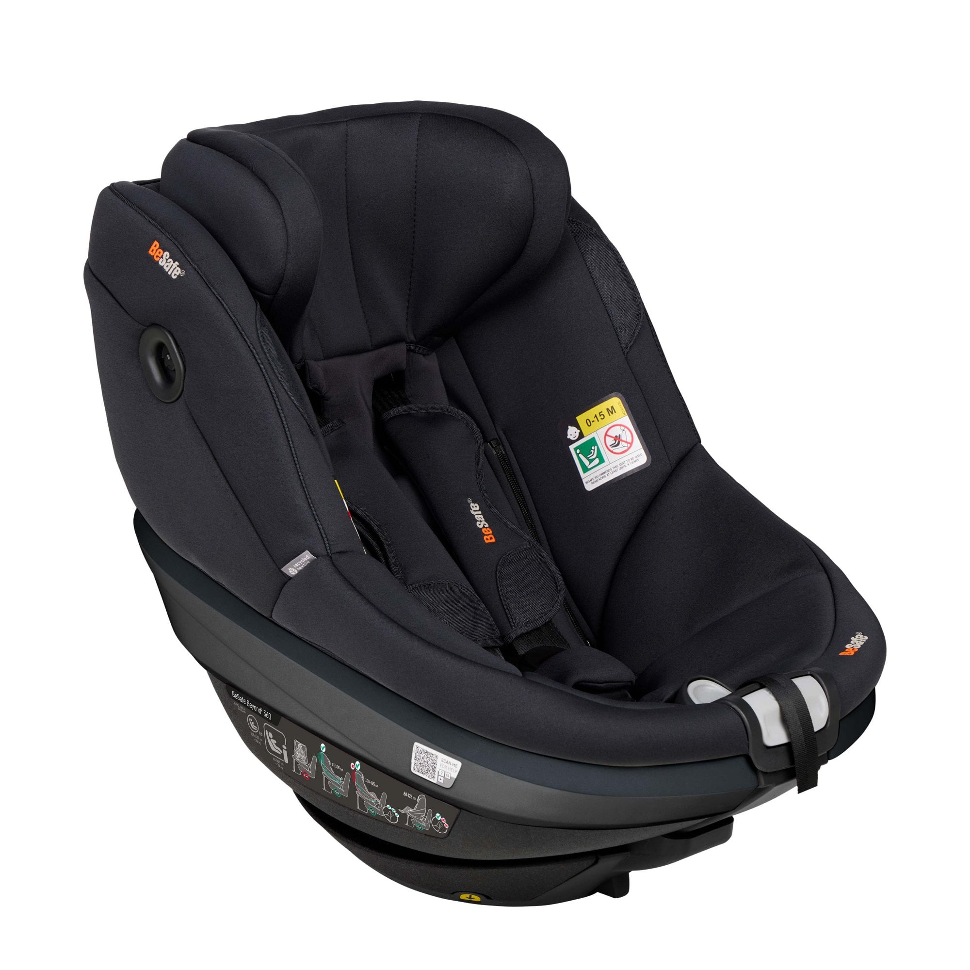 BeSafe Beyond 2 360 Car Seat Black SoftBreeze