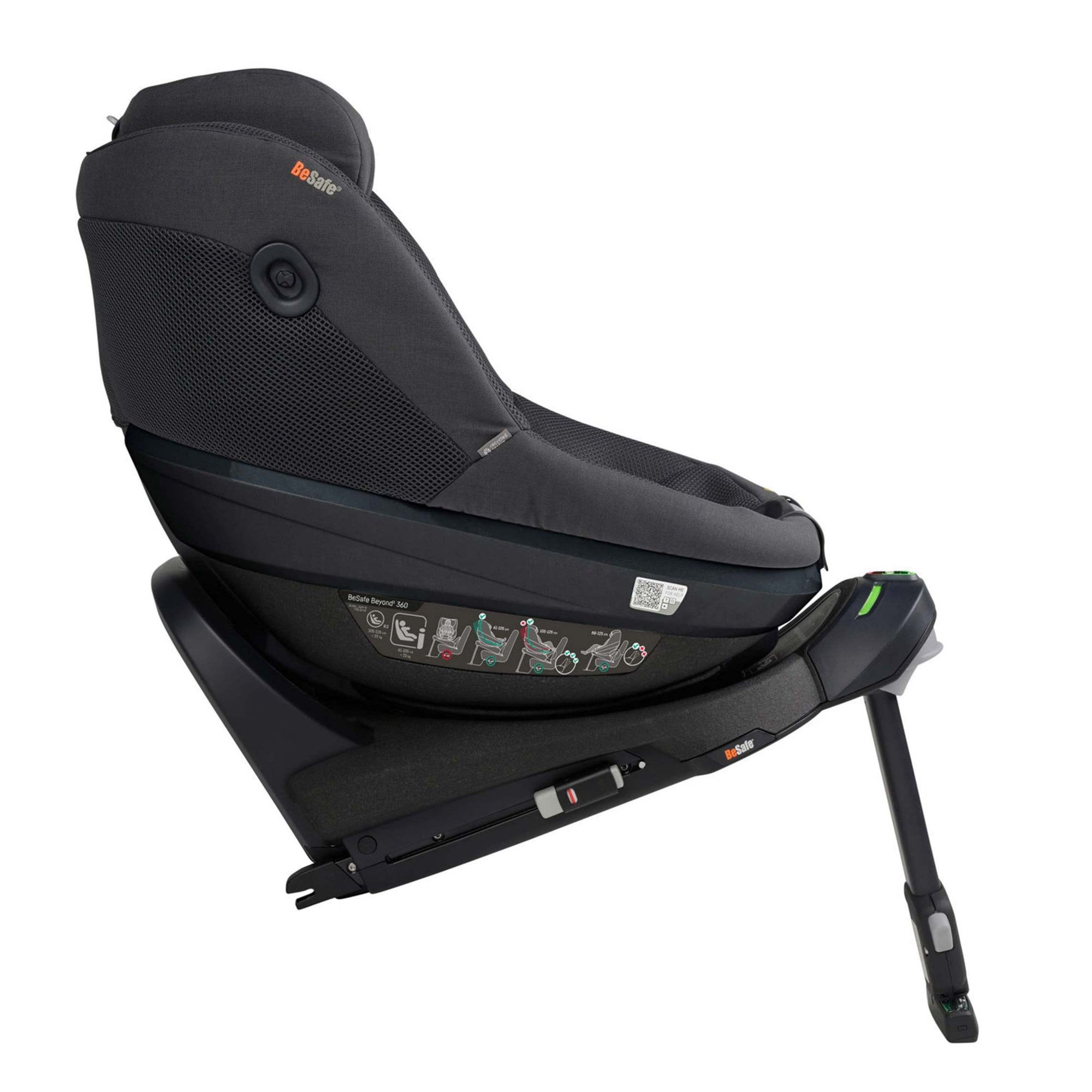 BeSafe Beyond 2 360 Car Seat & Base Anthracite Mesh