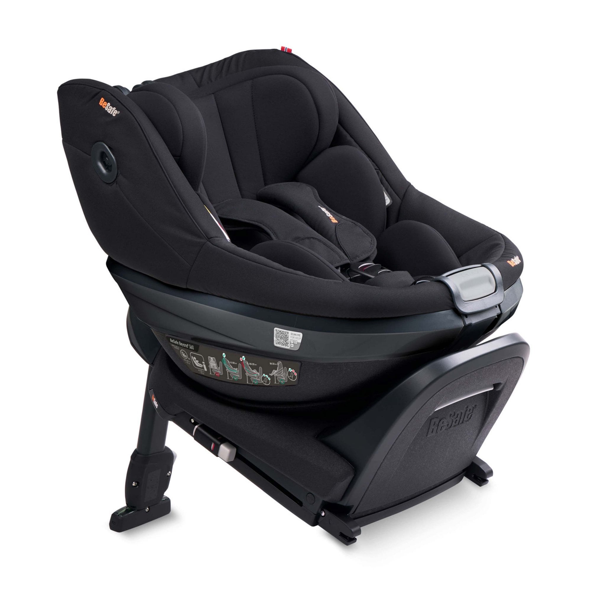 BeSafe Beyond 2 360 Car Seat & Base Fresh Black Cab