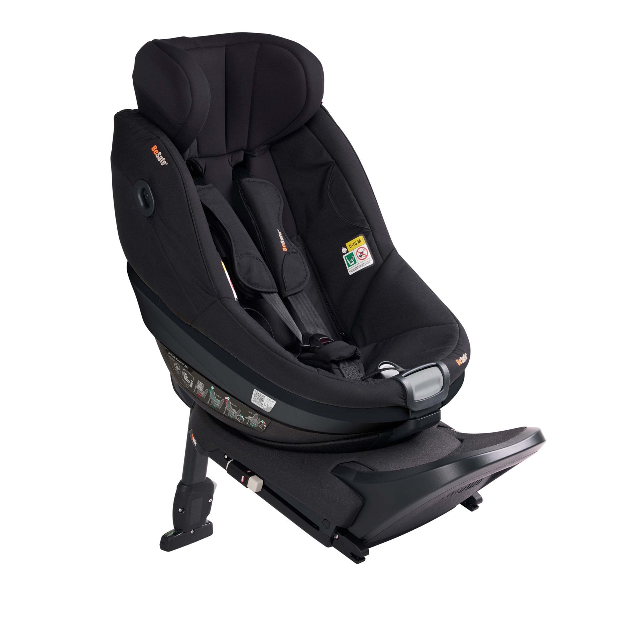 BeSafe Beyond 2 360 Car Seat & Base Fresh Black Cab