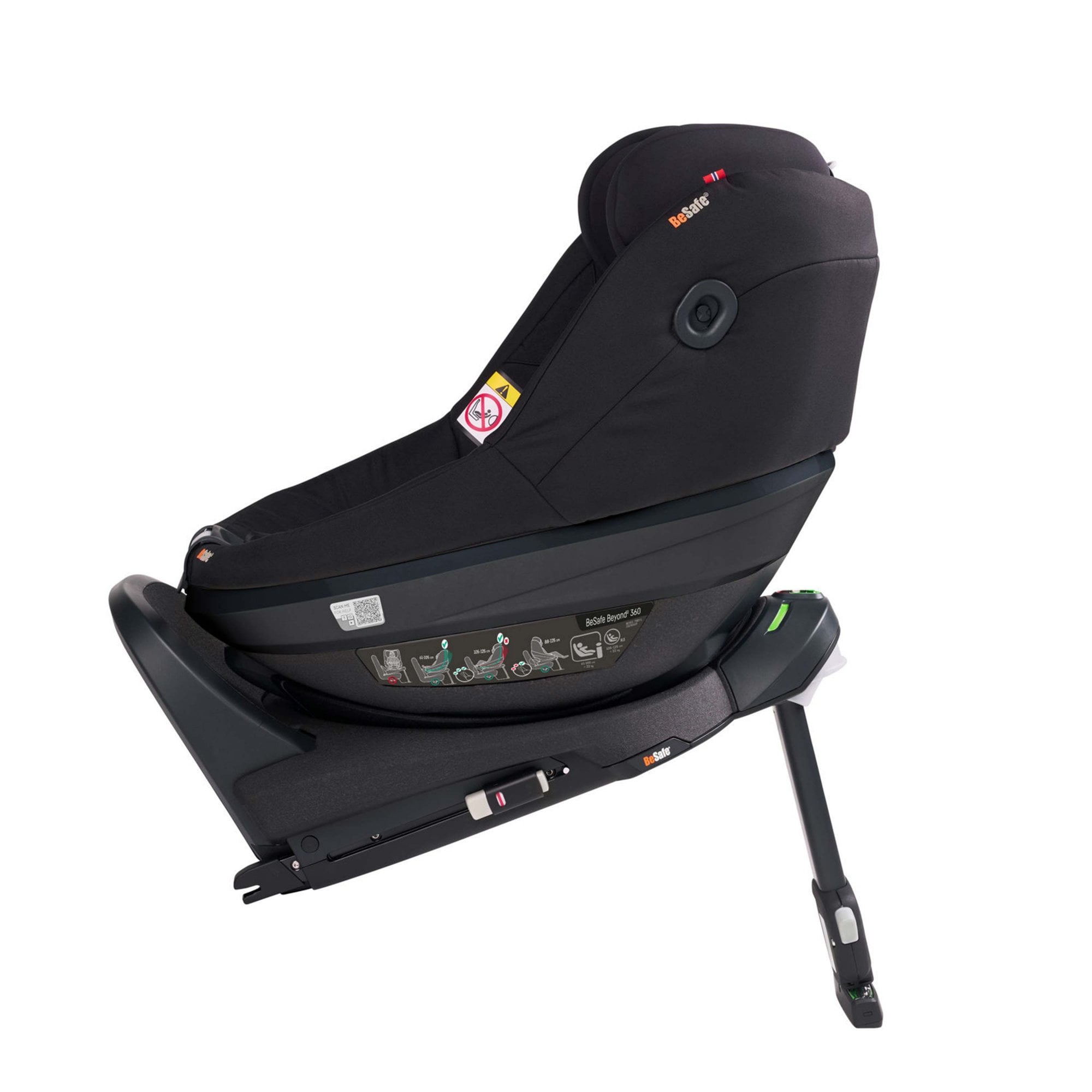 BeSafe Beyond 2 360 Car Seat & Base Fresh Black Cab
