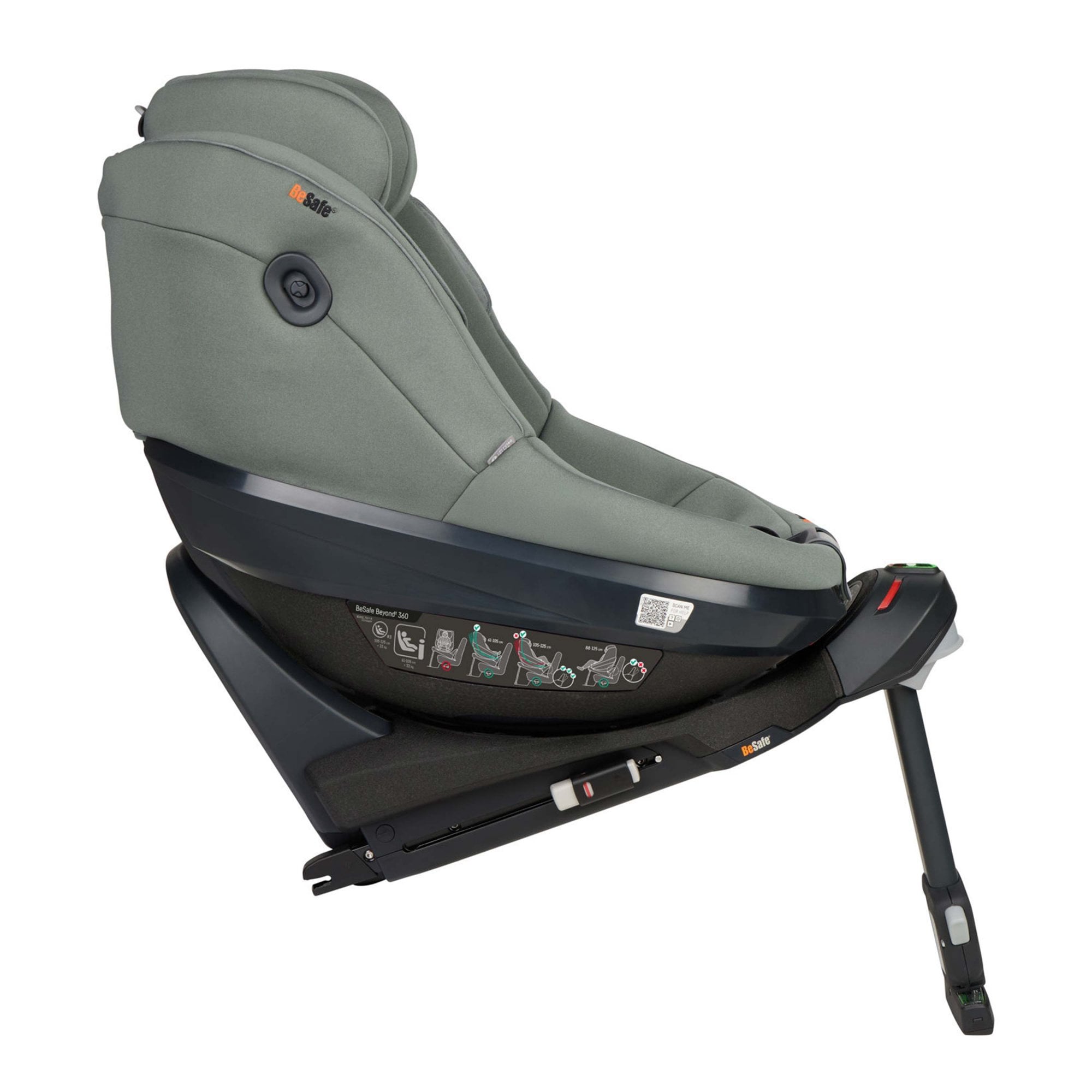 BeSafe Beyond 2 360 Car Seat & Base Meadow Green SoftBreeze