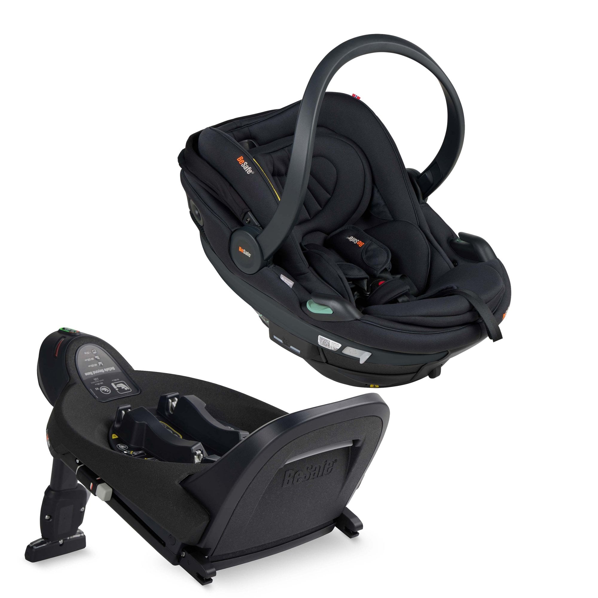 BeSafe Go Beyond 2 Car Seat & Base Black SoftBreeze
