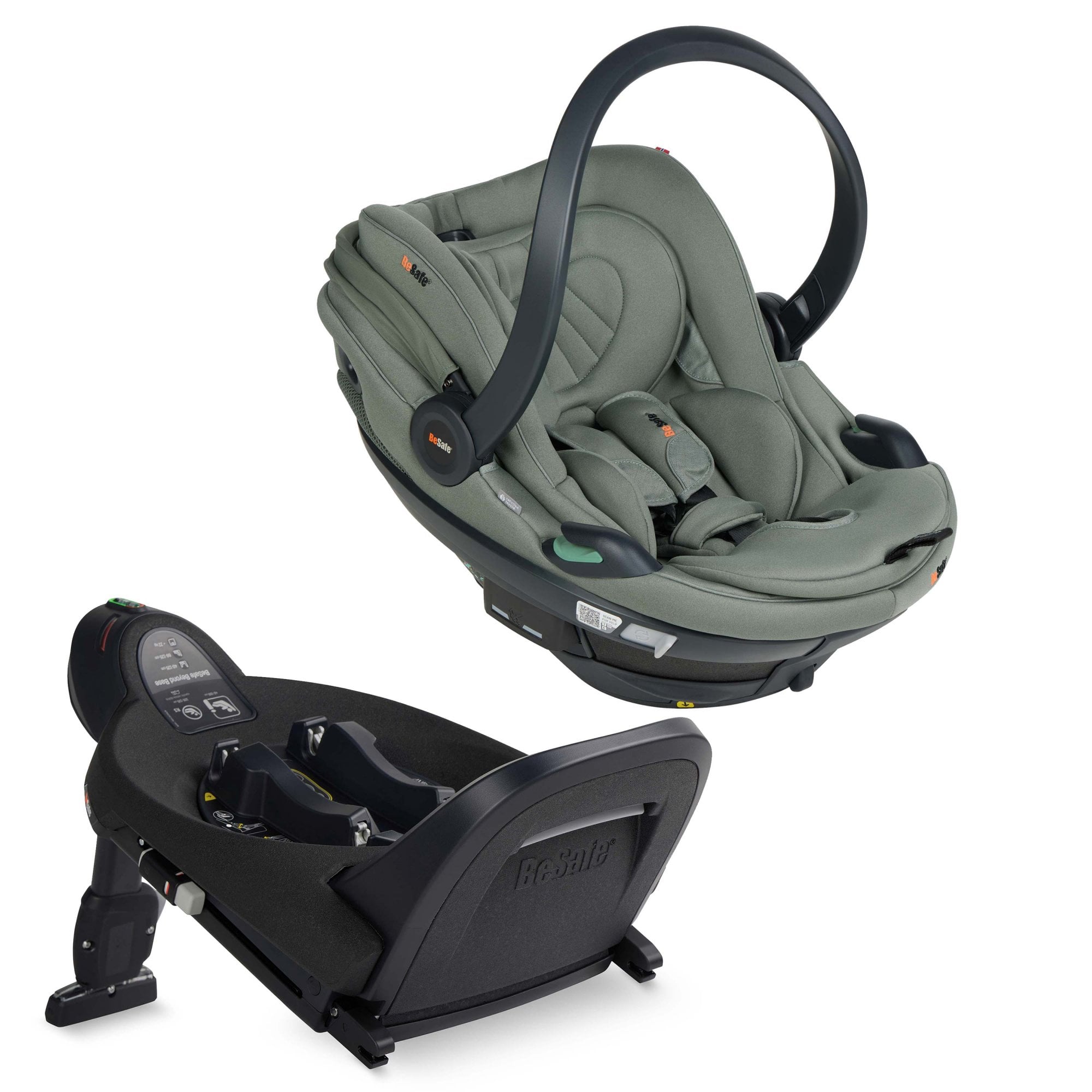 BeSafe Go Beyond 2 Car Seat & Base Meadow Green SoftBreeze