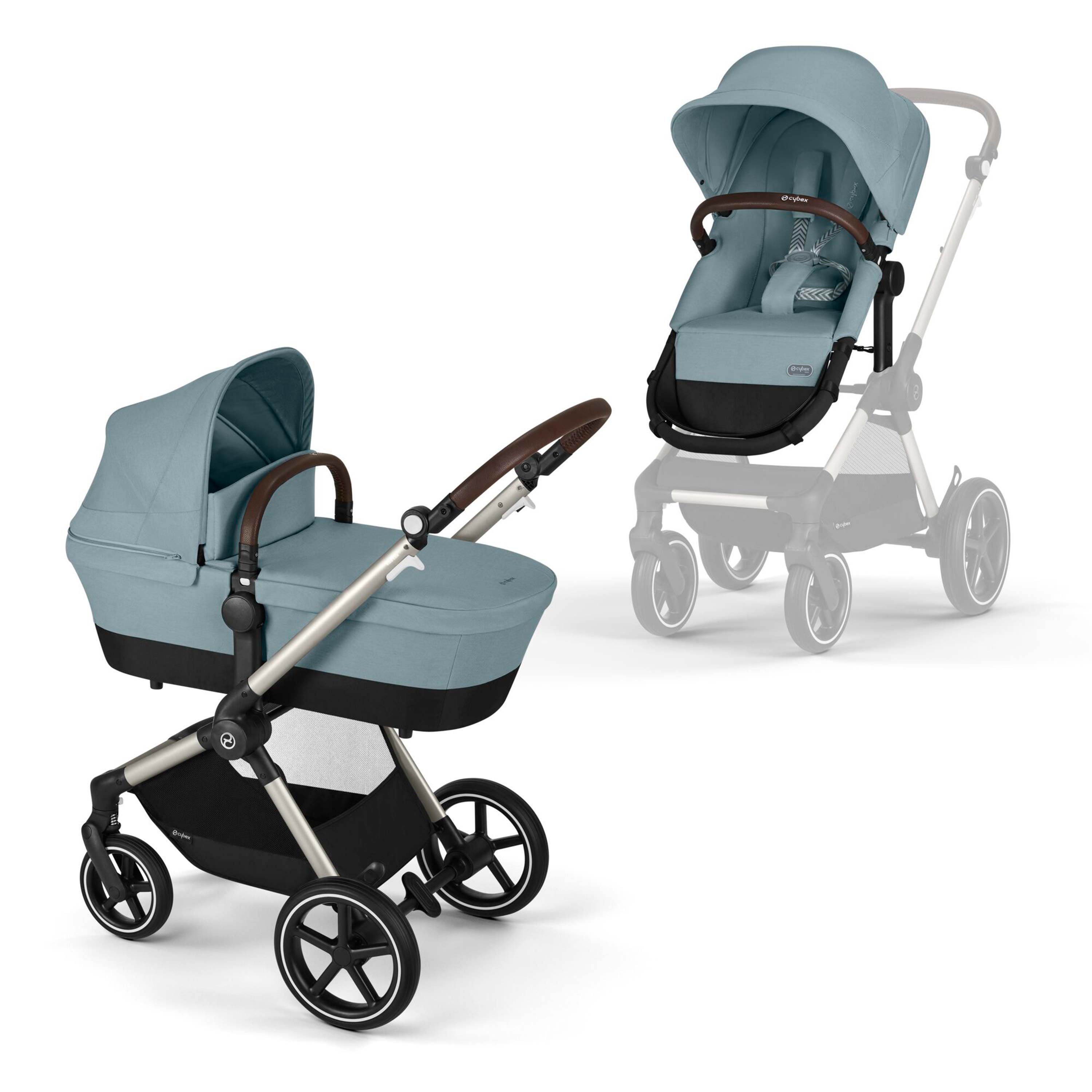 Cybex EOS Lux 2-in-1 Pushchair - Sky Blue