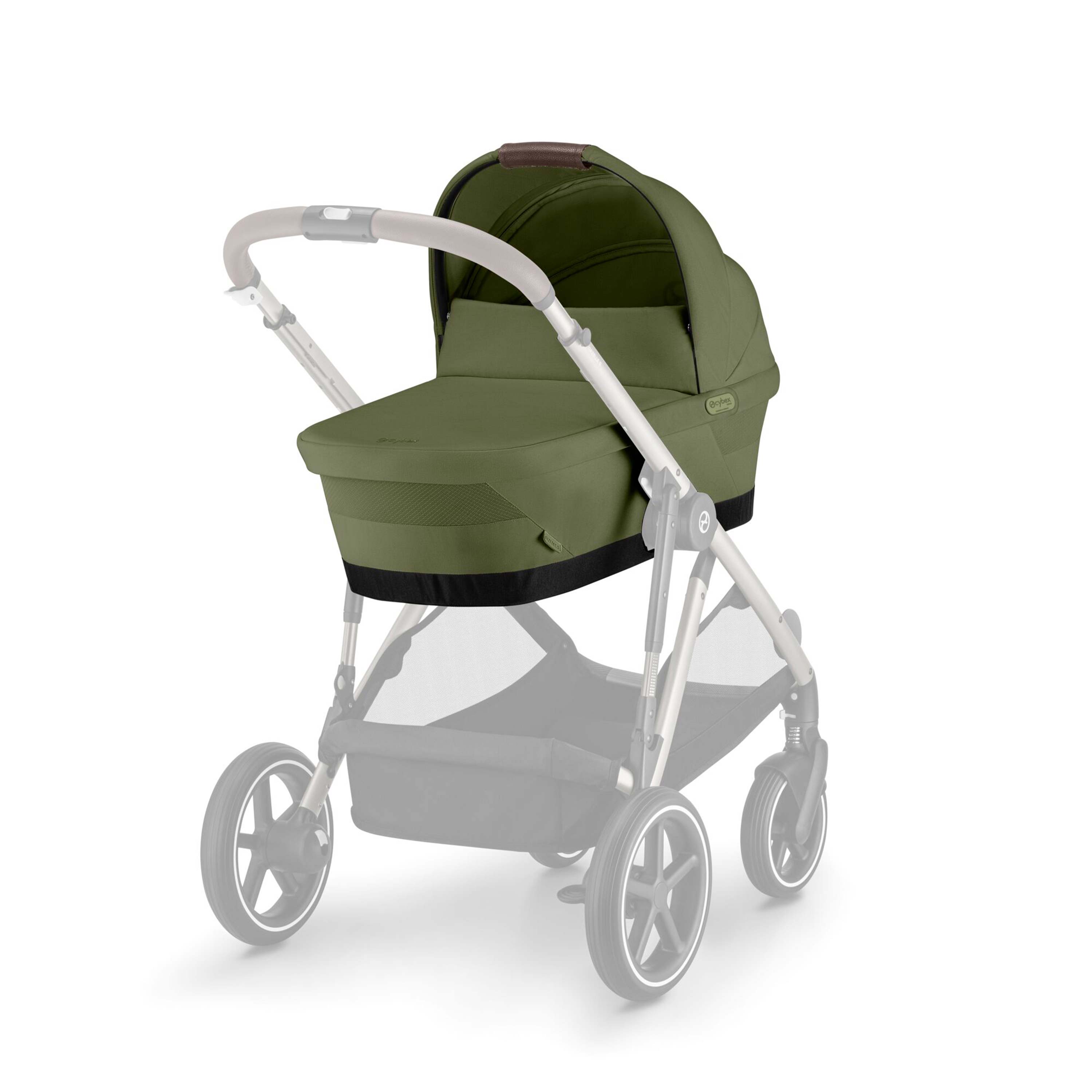 CYBEX Gazelle S/eGazelle S Carrycot - Moss Green | Newborn to 6 Months