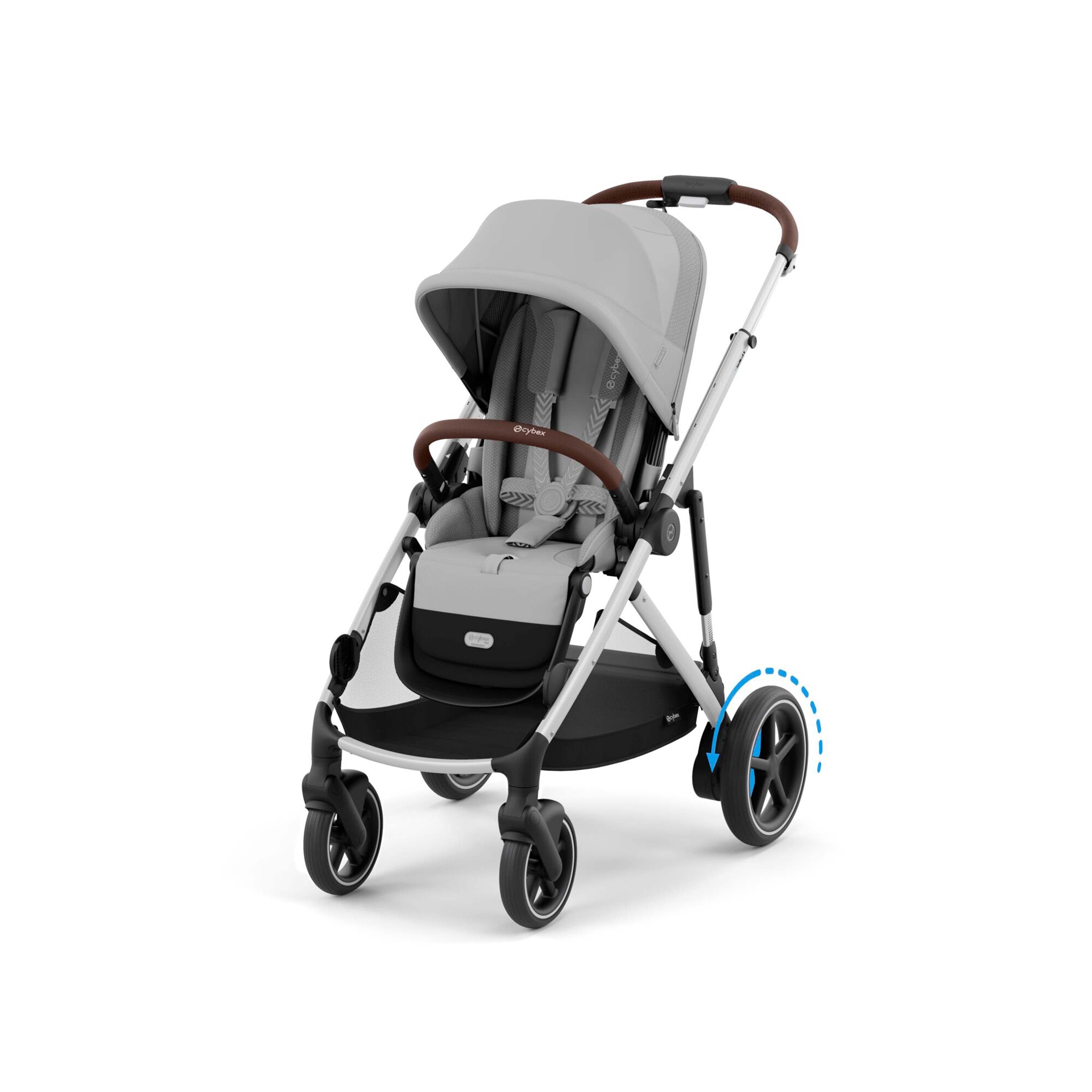 CYBEX e-Gazelle S Electric Pushchair - Stone Grey
