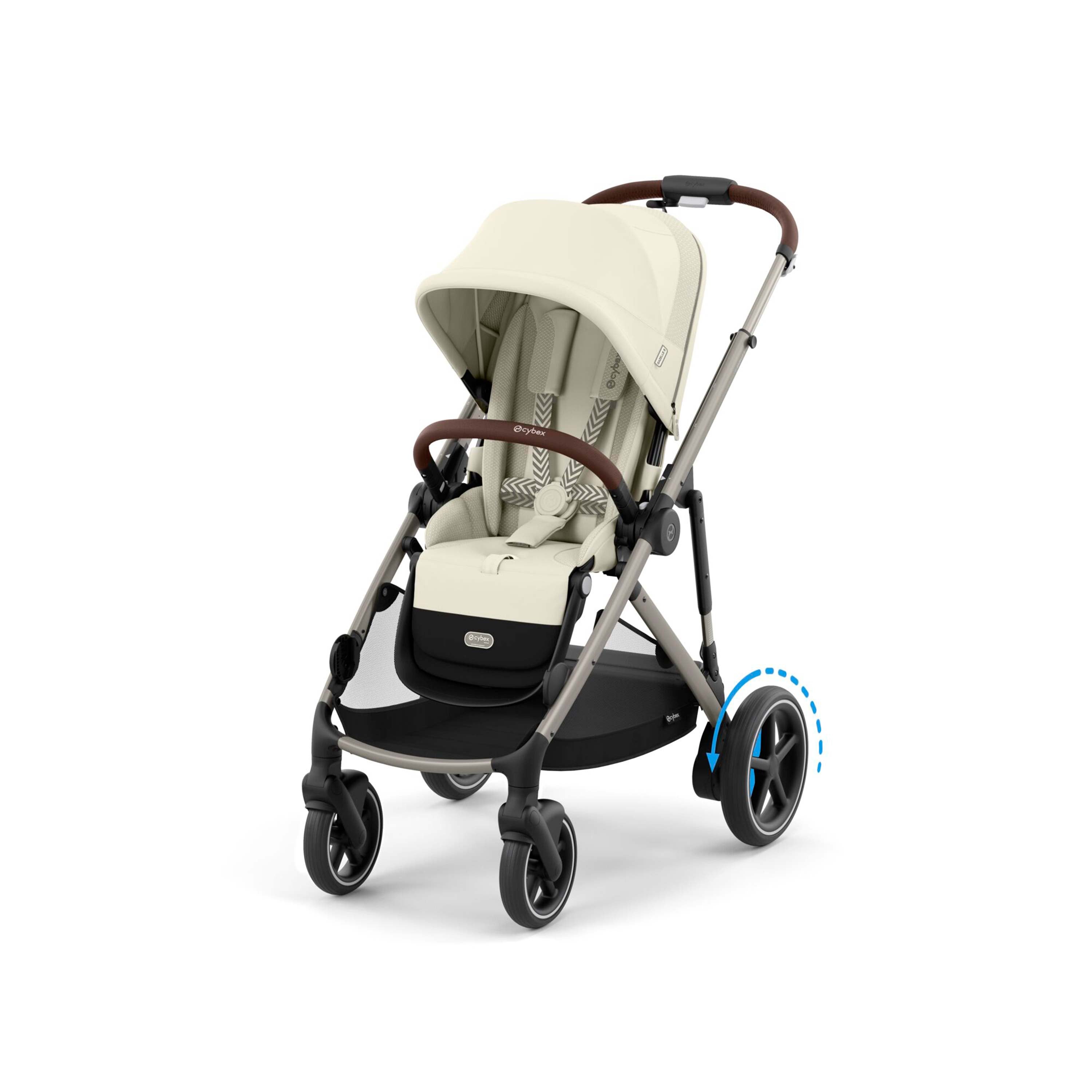 CYBEX e-Gazelle S Electric Pushchair - Seashell Beige