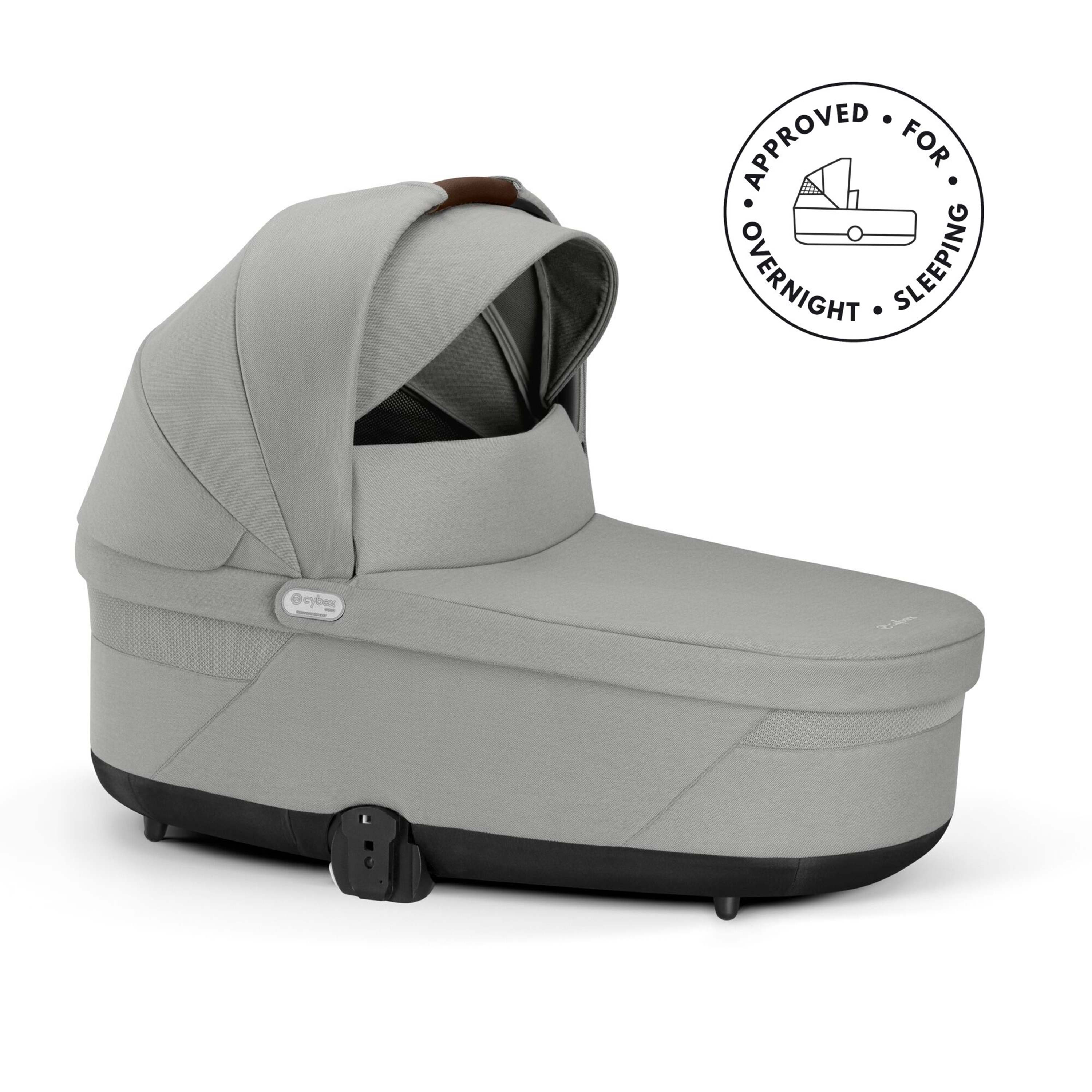 CYBEX Balios Cot S Lux Carrycot  - Stone Grey