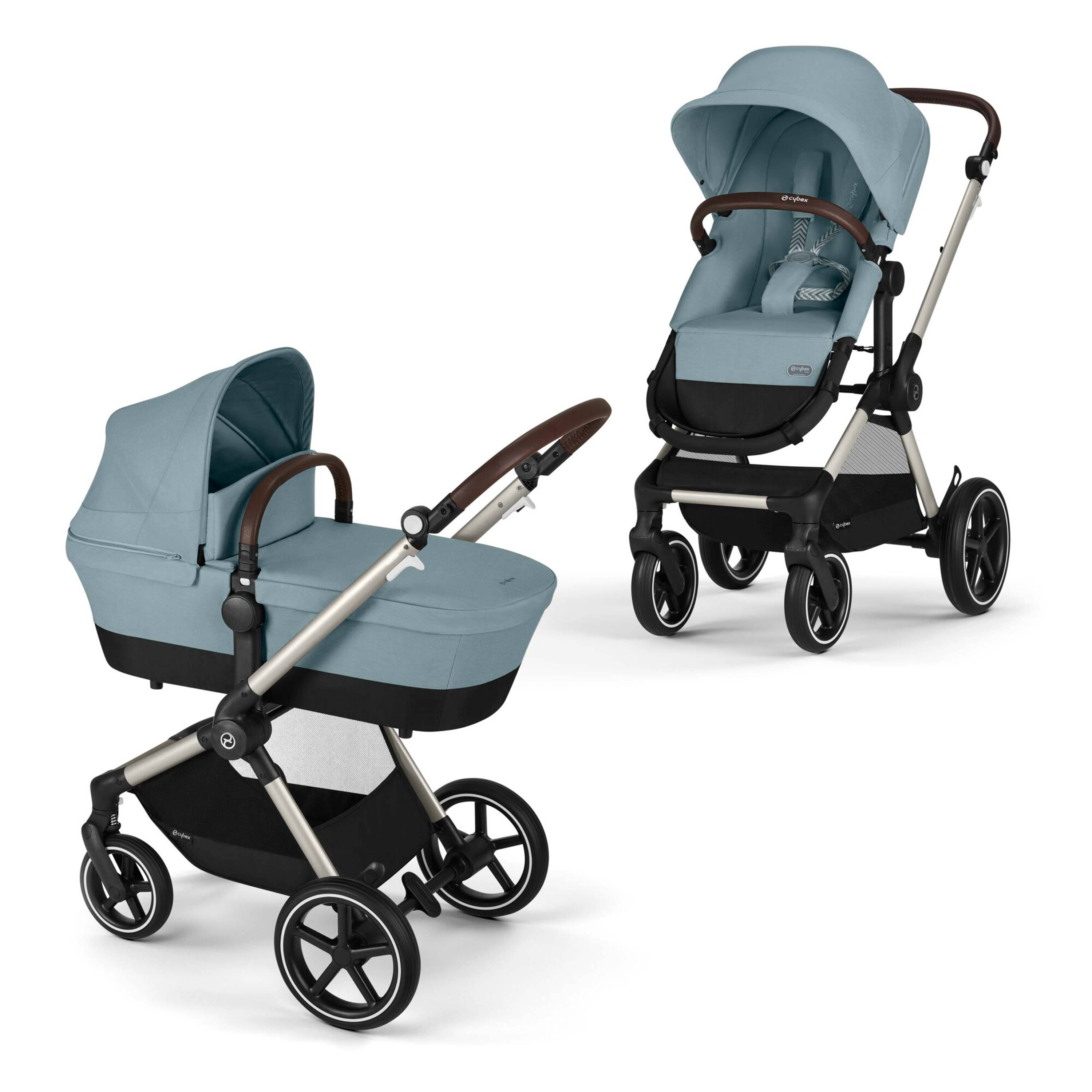 Cybex EOS Lux 2-in-1 Pushchair - Stormy Blue