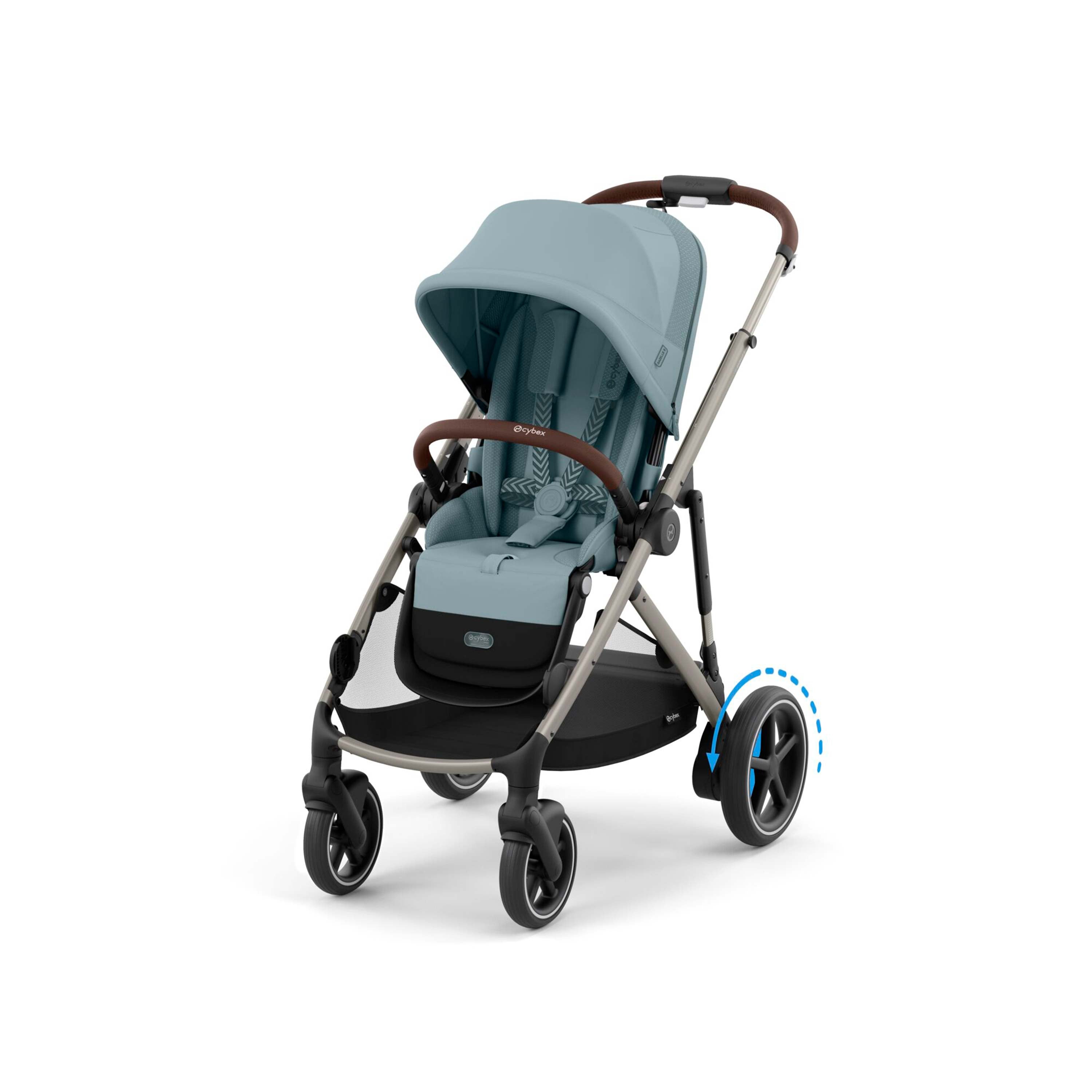 CYBEX e-Gazelle S Electric Pushchair - Stormy Blue