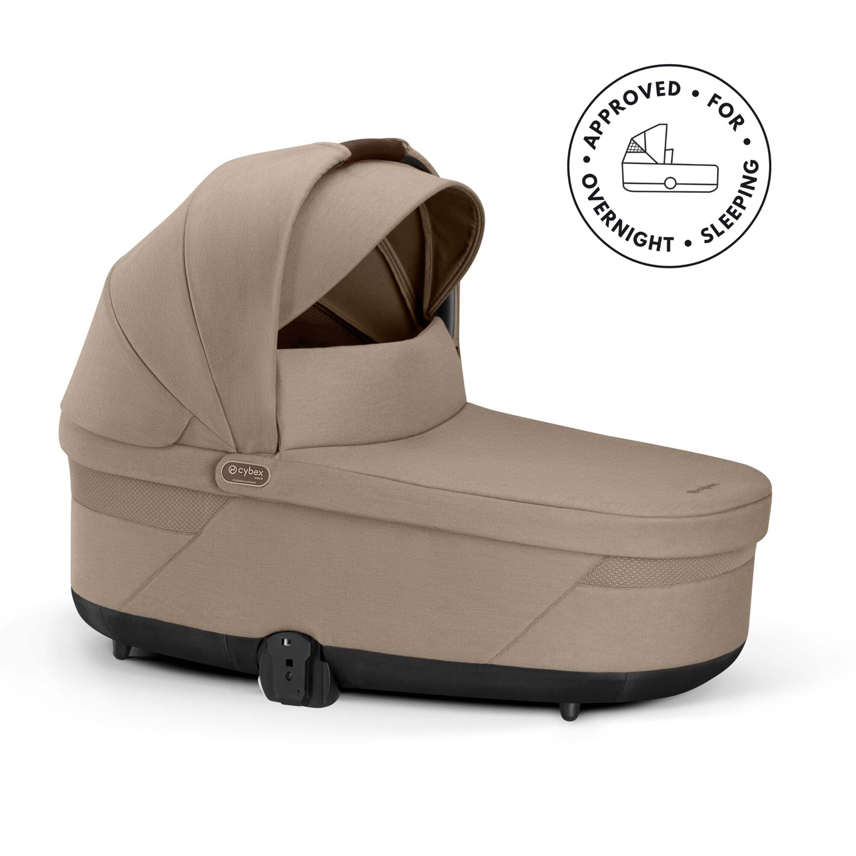 CYBEX Balios Cot S Lux Carrycot  - Almond Beige