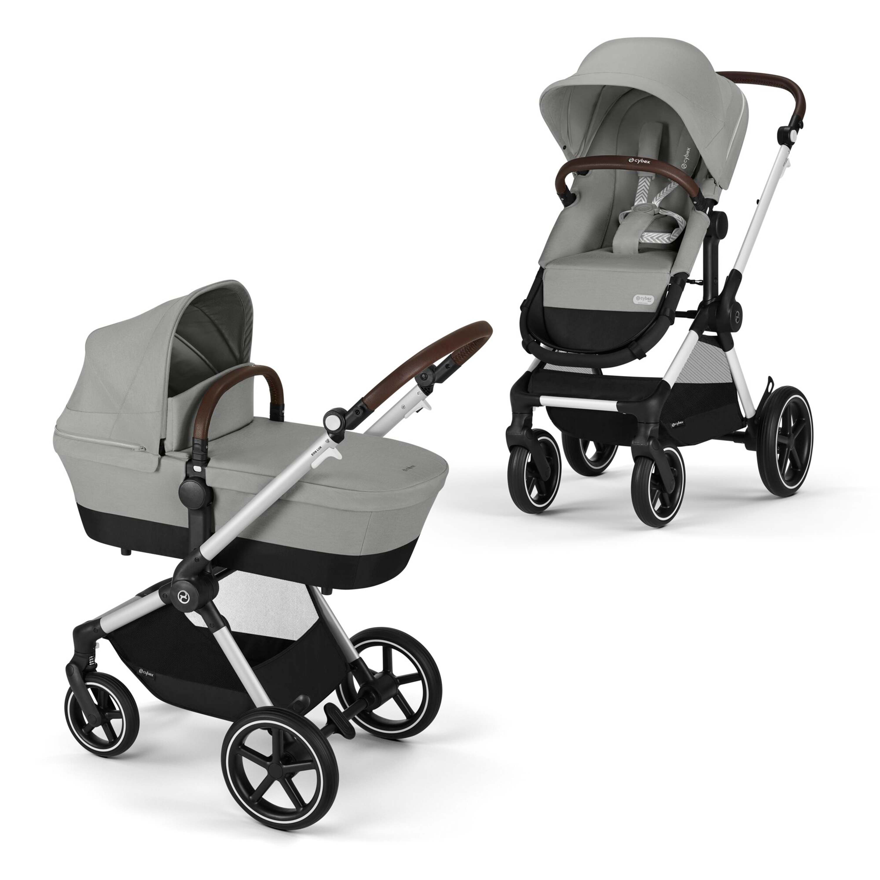 Cybex EOS Lux 2-in-1 Pushchair - Stone Grey