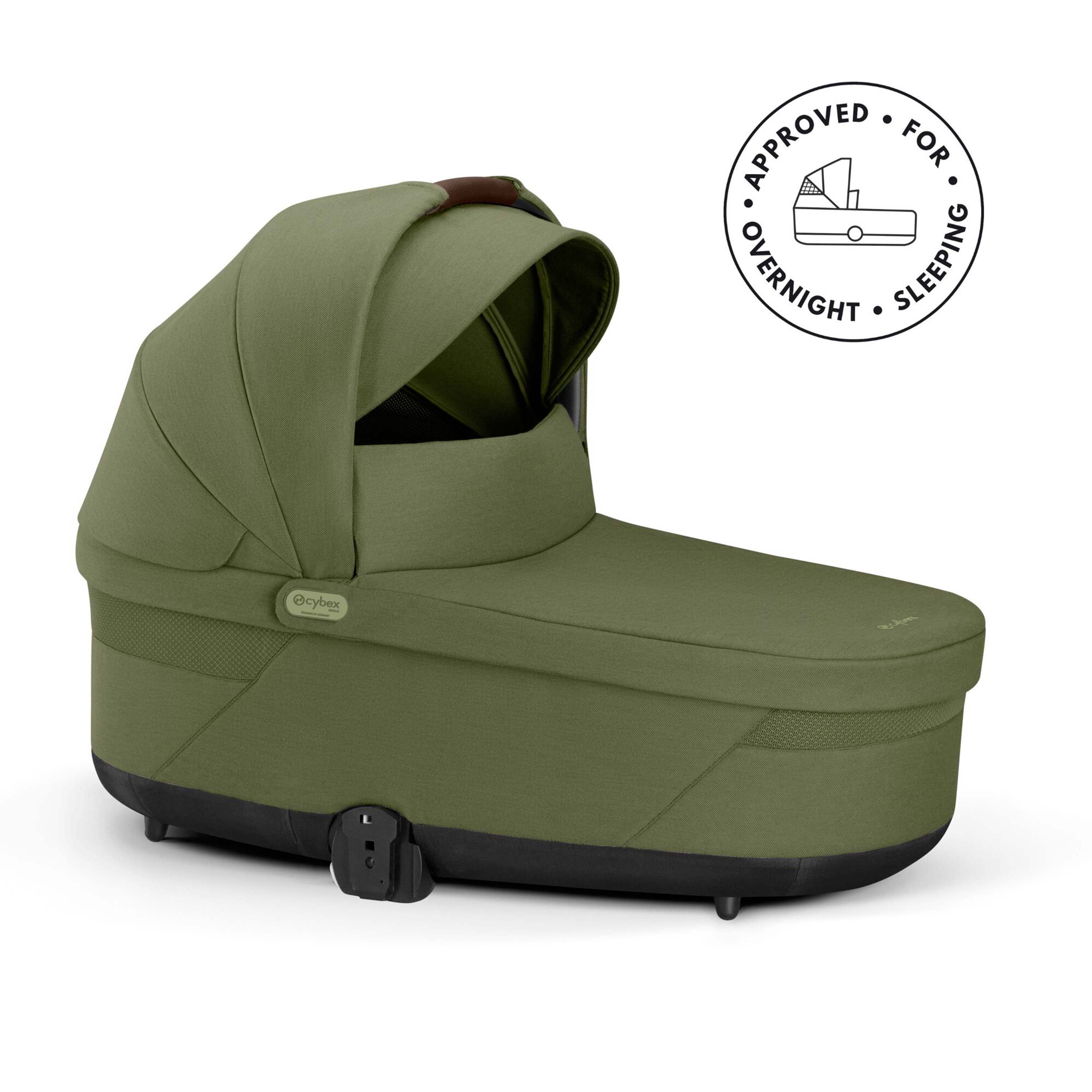 CYBEX Balios Cot S Lux Carrycot  - Moss Green