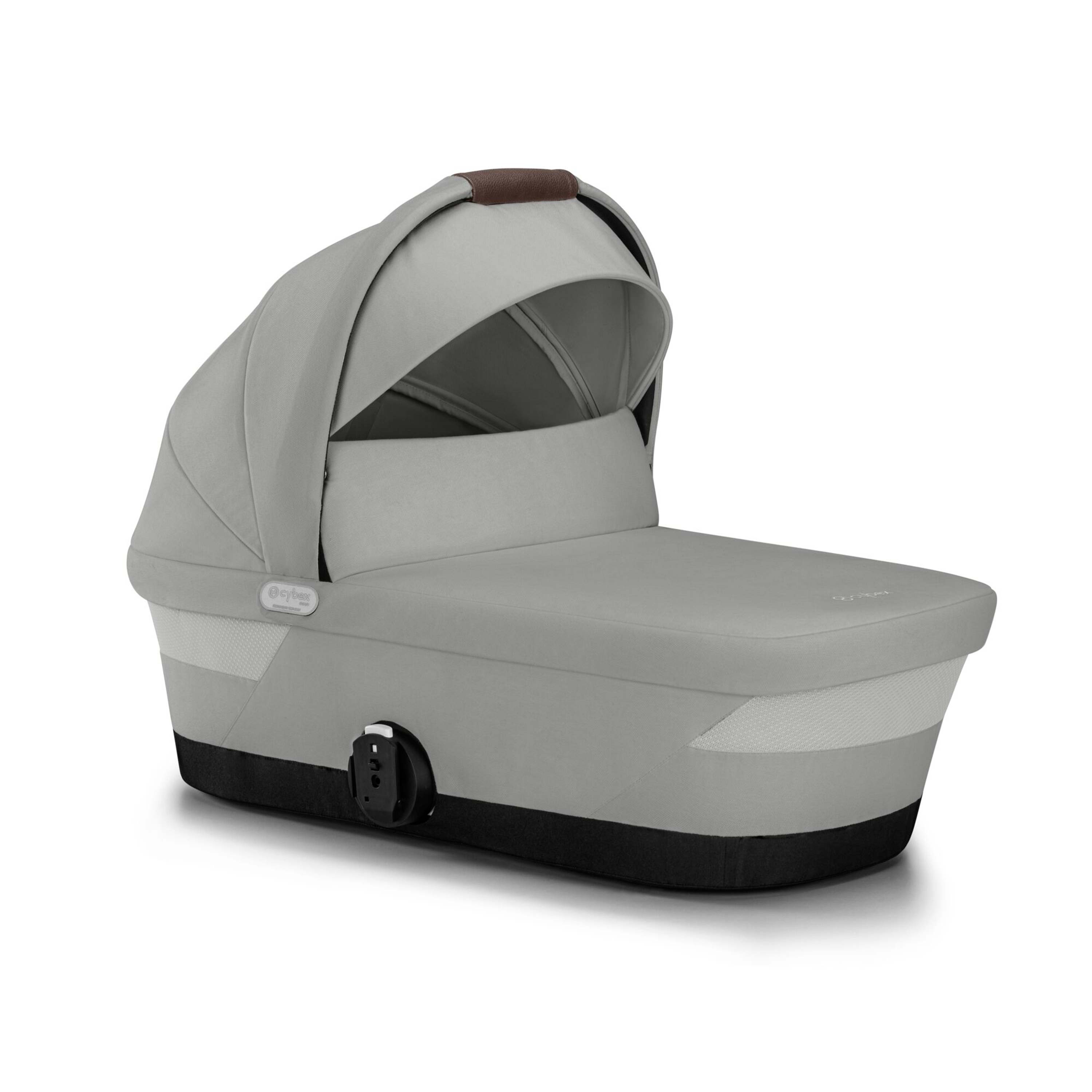 CYBEX Gazelle S/eGazelle S Carrycot - Stone Grey | Newborn to 6 Months