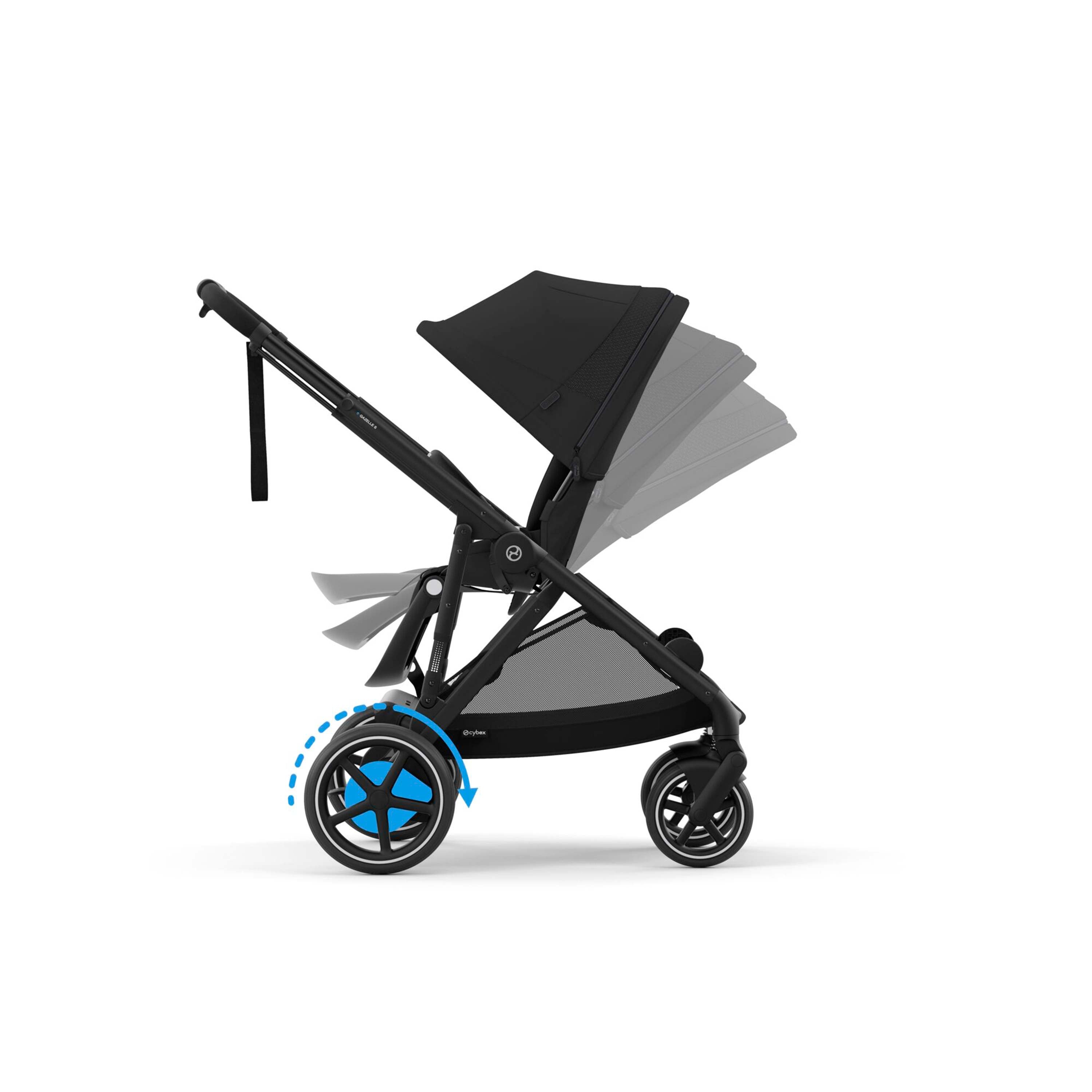 CYBEX e-Gazelle S Electric Pushchair - Moon Black