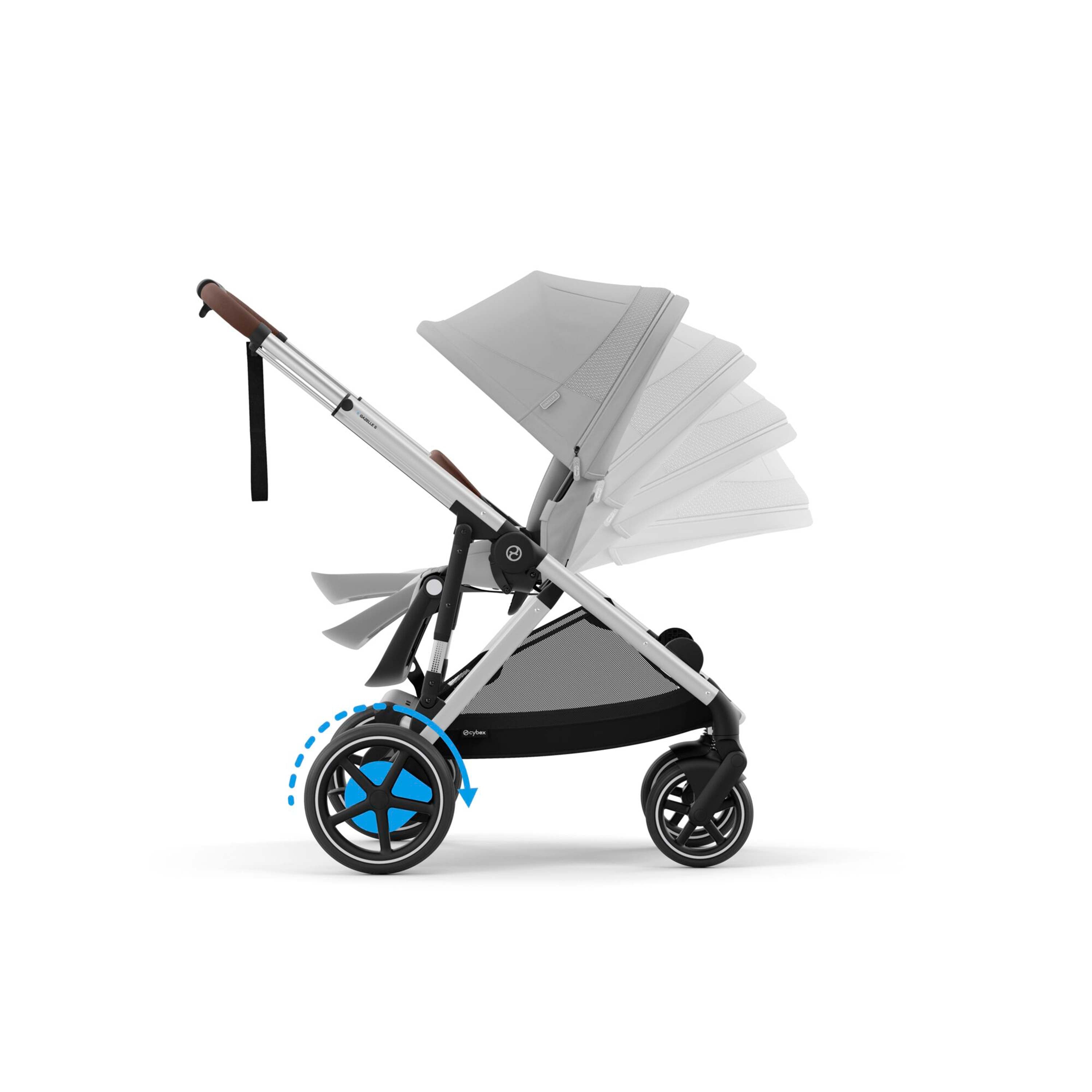 CYBEX e-Gazelle S Electric Pushchair - Stone Grey