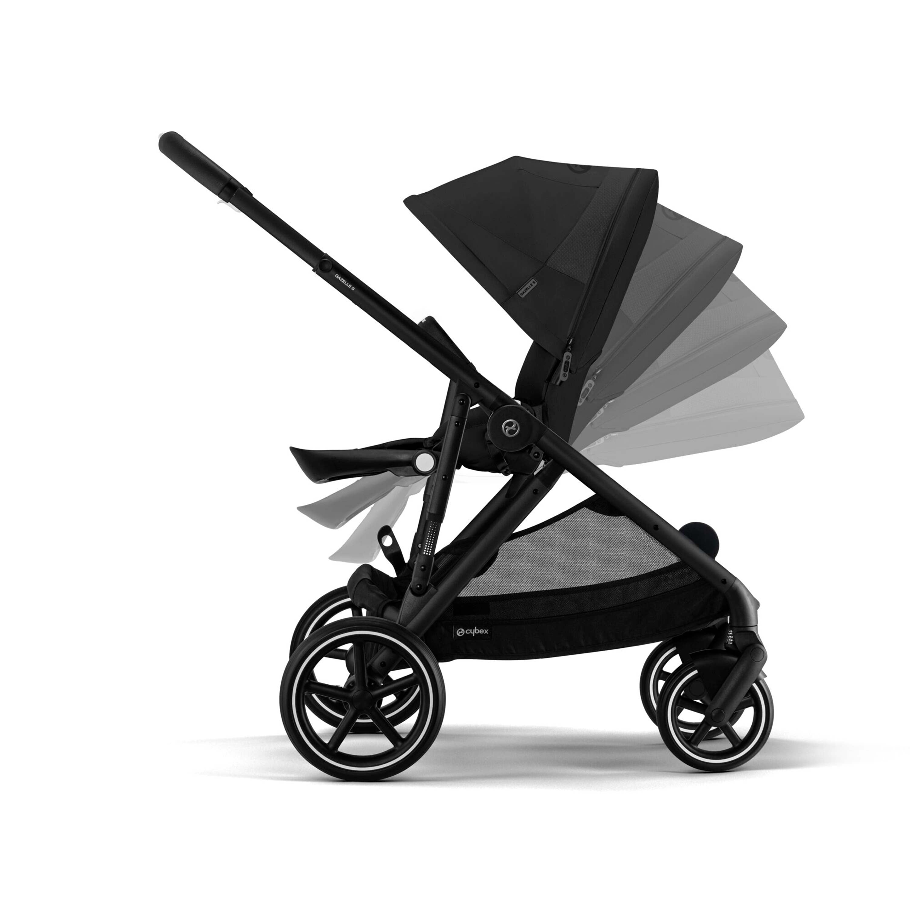 CYBEX Gazelle S Pushchair - Moon Black