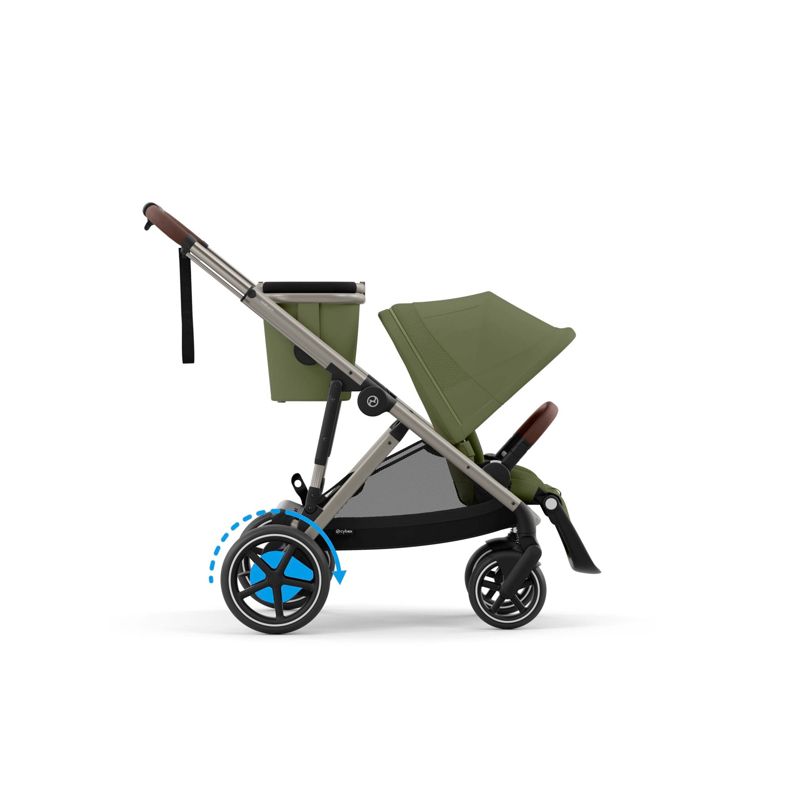 CYBEX e-Gazelle S Electric Pushchair - Moss Green