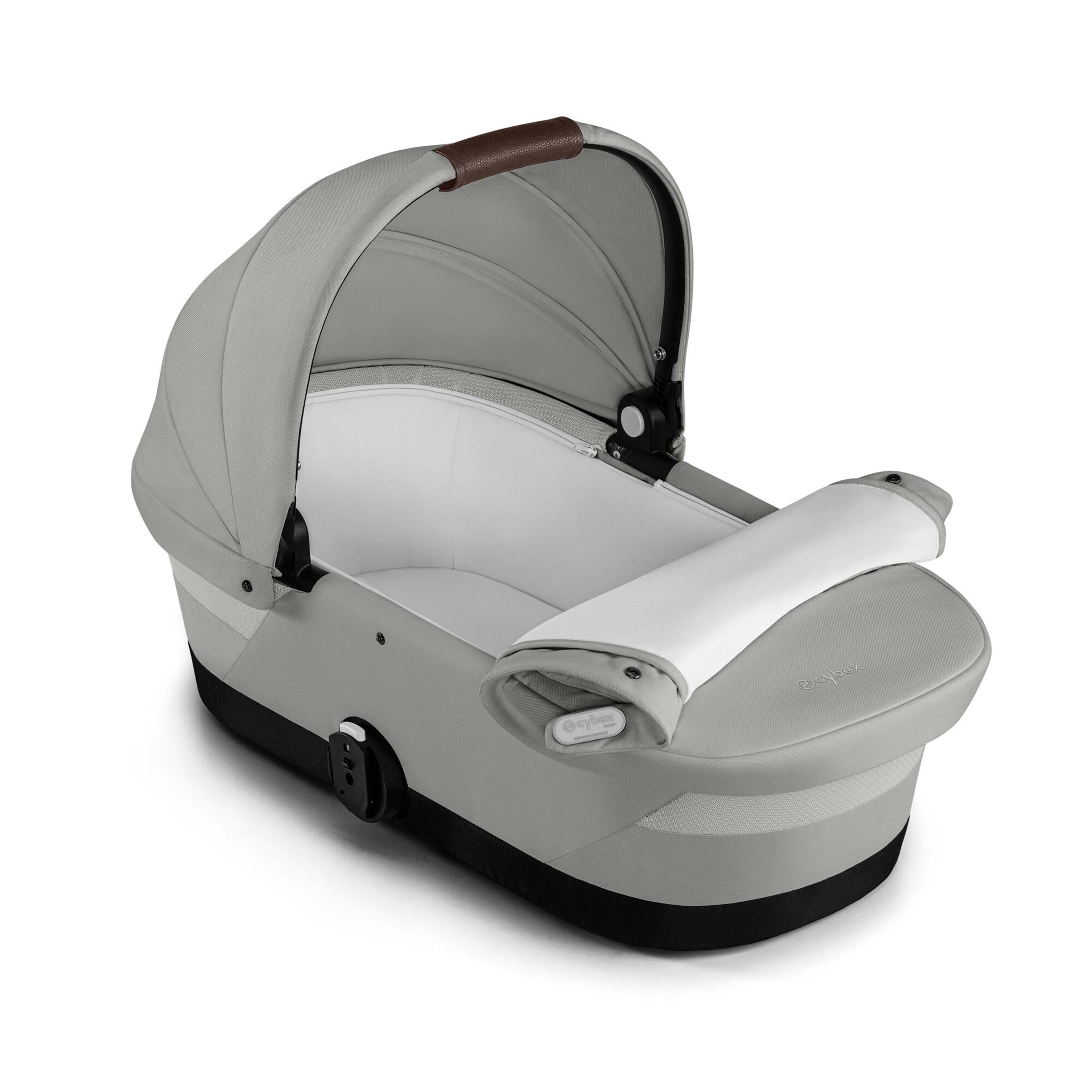 CYBEX Gazelle S/eGazelle S Carrycot - Stone Grey | Newborn to 6 Months