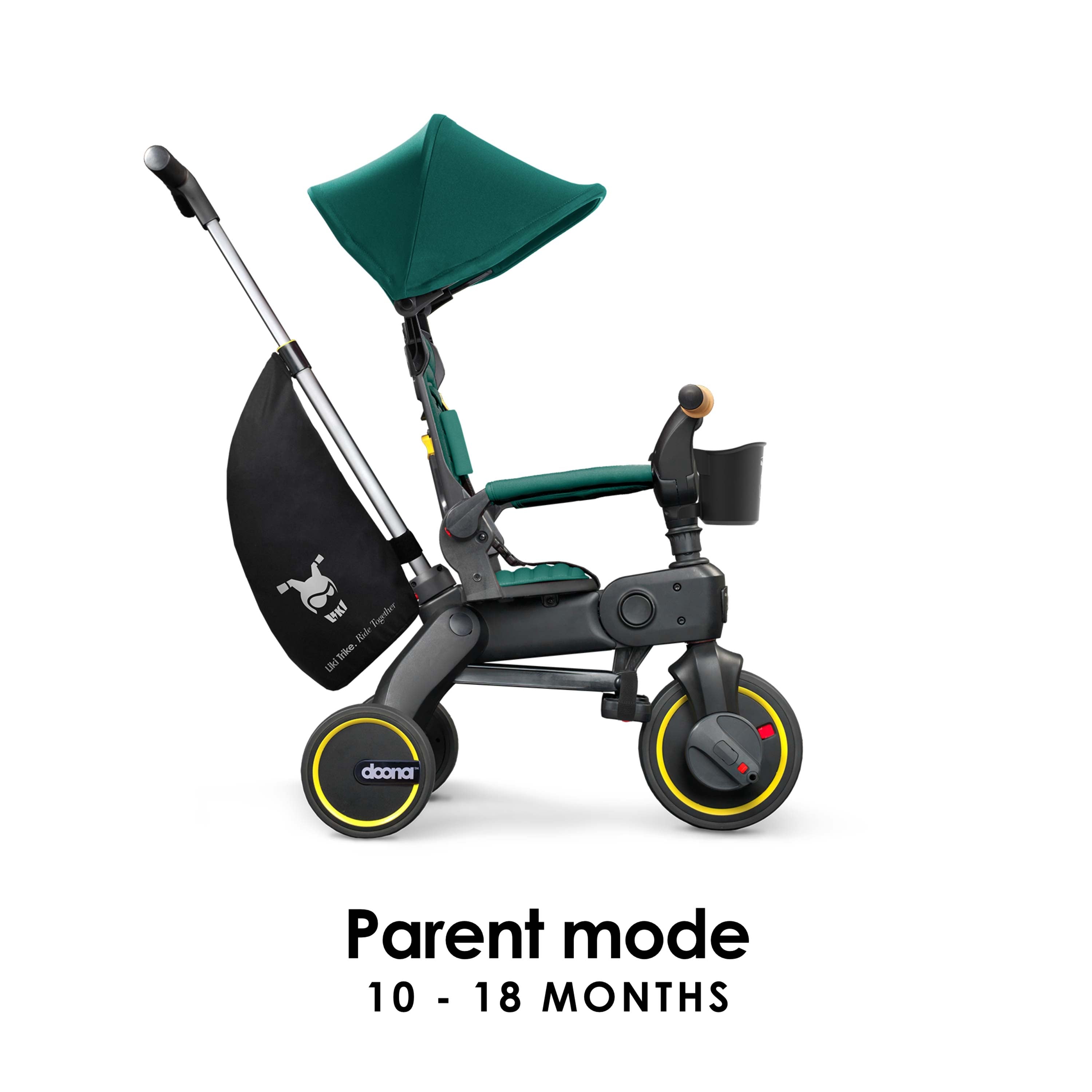 Doona Liki S5 Trike Racing Green