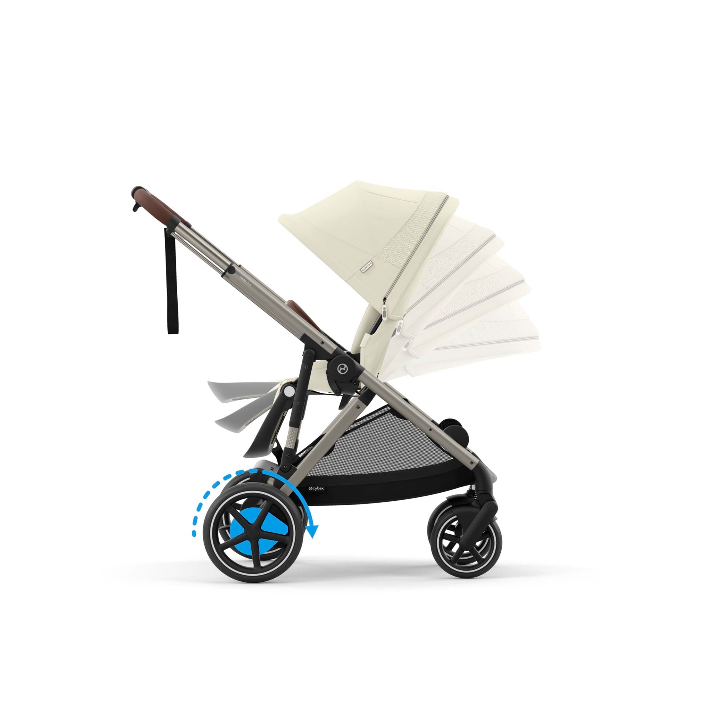 CYBEX e-Gazelle S Electric Pushchair - Seashell Beige