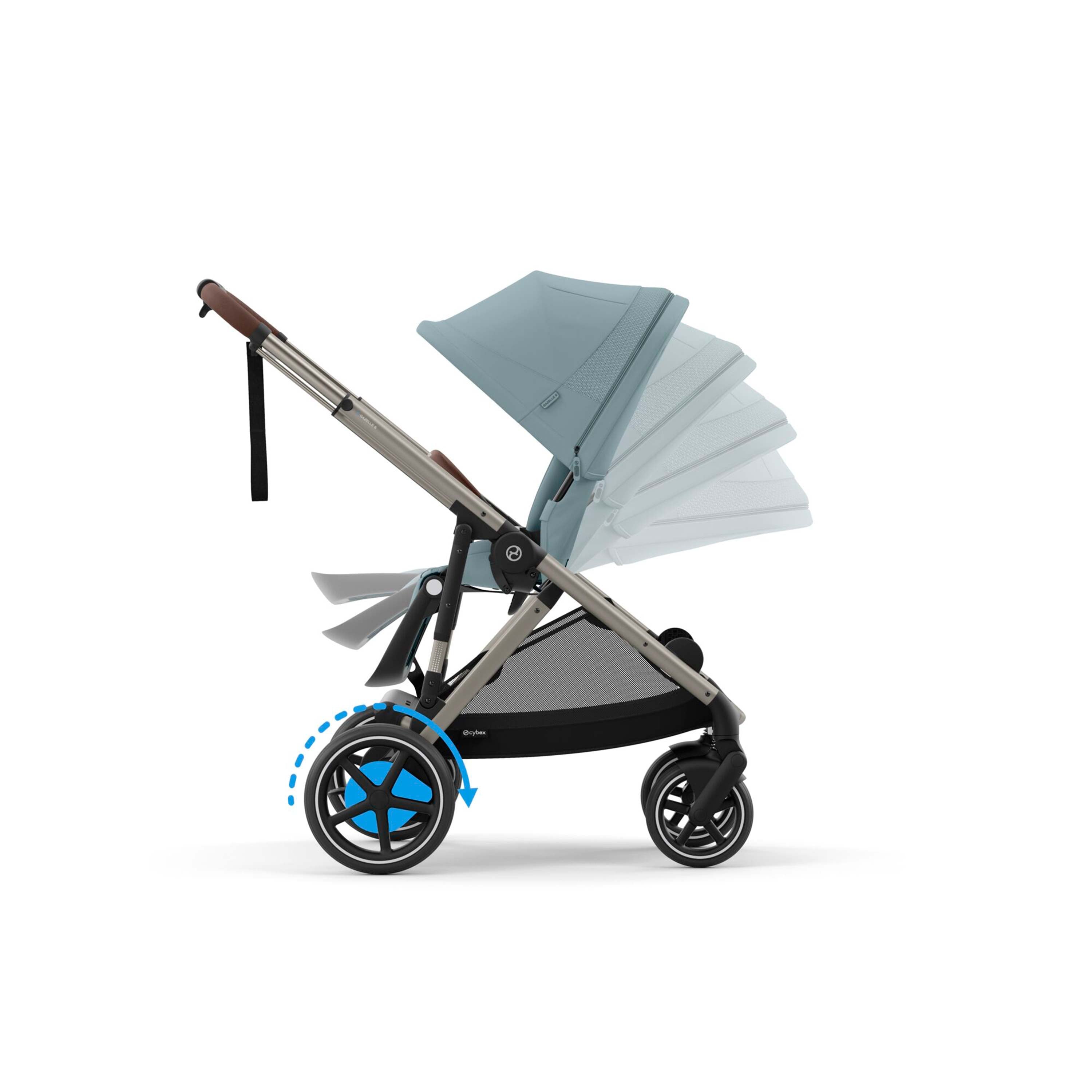 CYBEX e-Gazelle S Electric Pushchair - Stormy Blue
