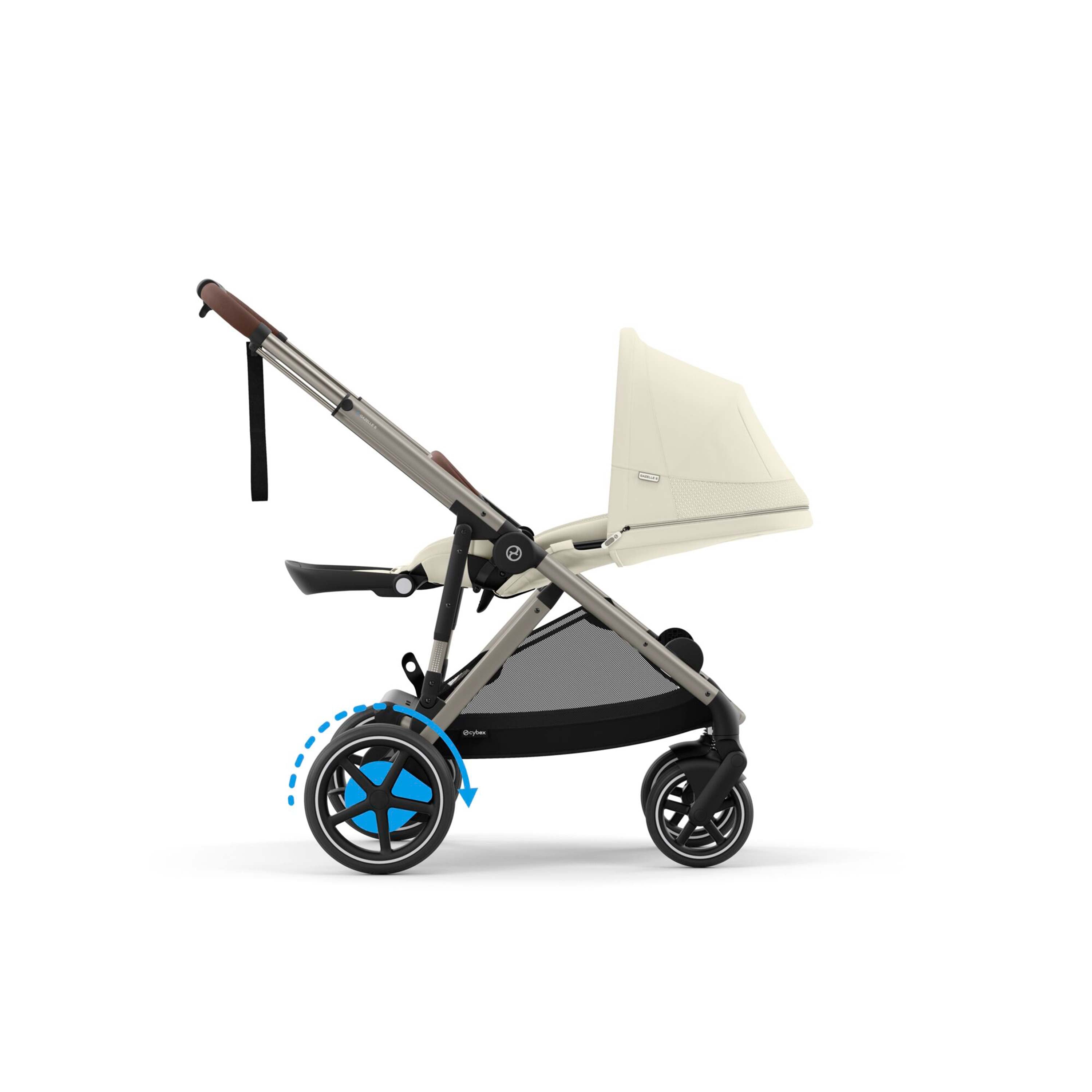 CYBEX e-Gazelle S Electric Pushchair - Seashell Beige