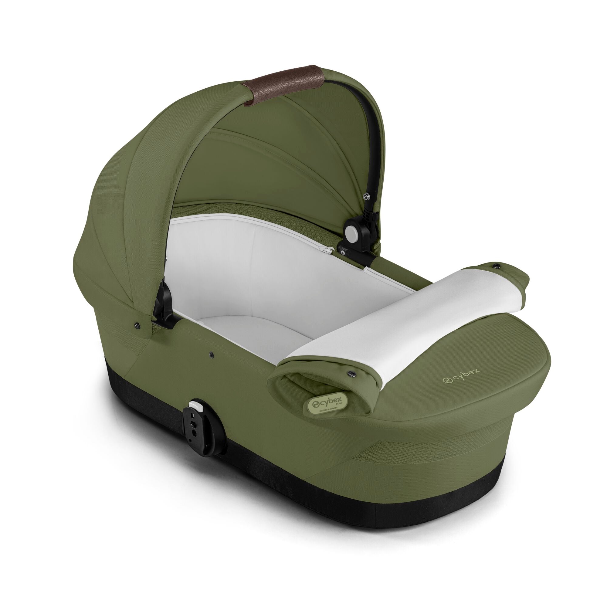 CYBEX Gazelle S/eGazelle S Carrycot - Moss Green | Newborn to 6 Months