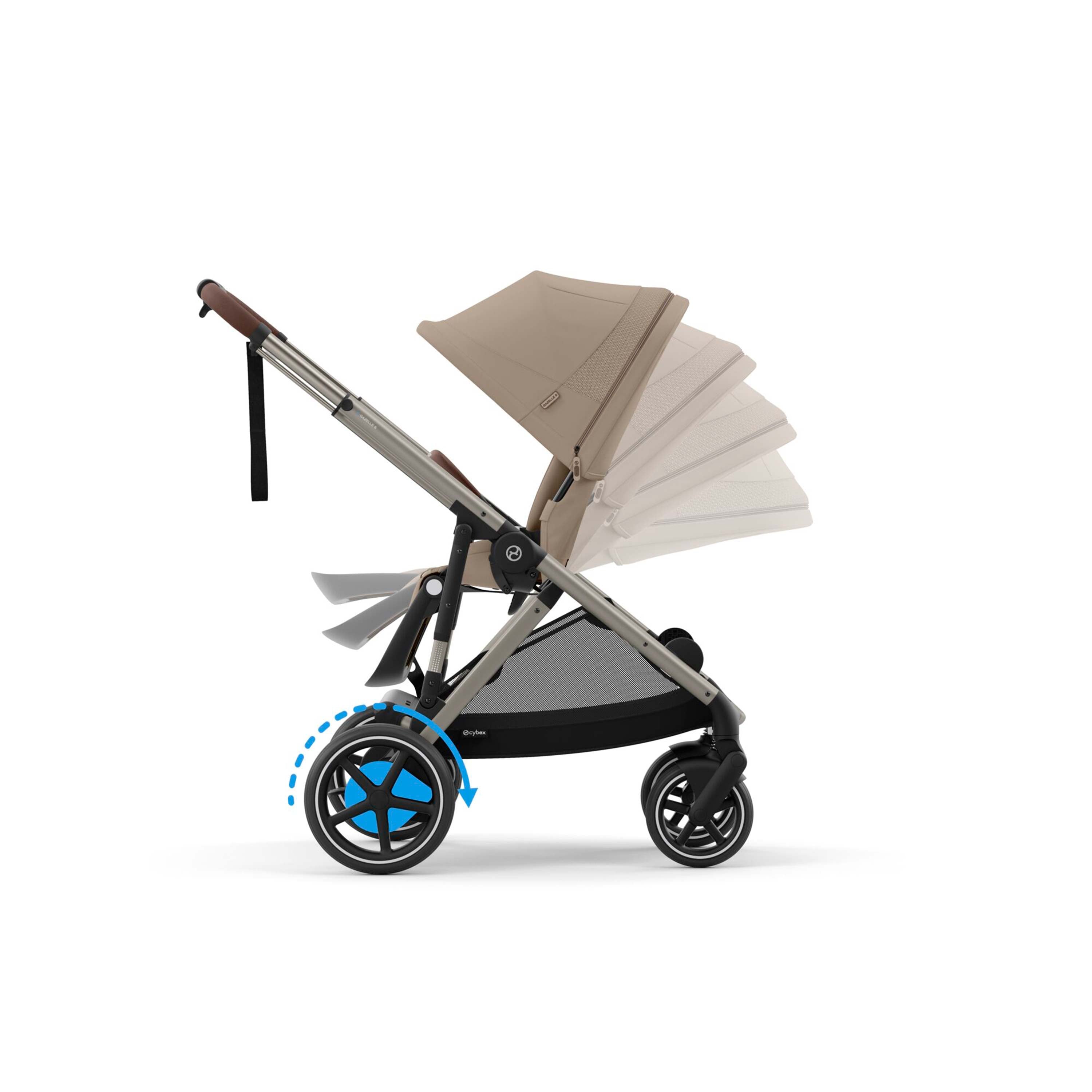 CYBEX e-Gazelle S Electric Pushchair - Almond Beige