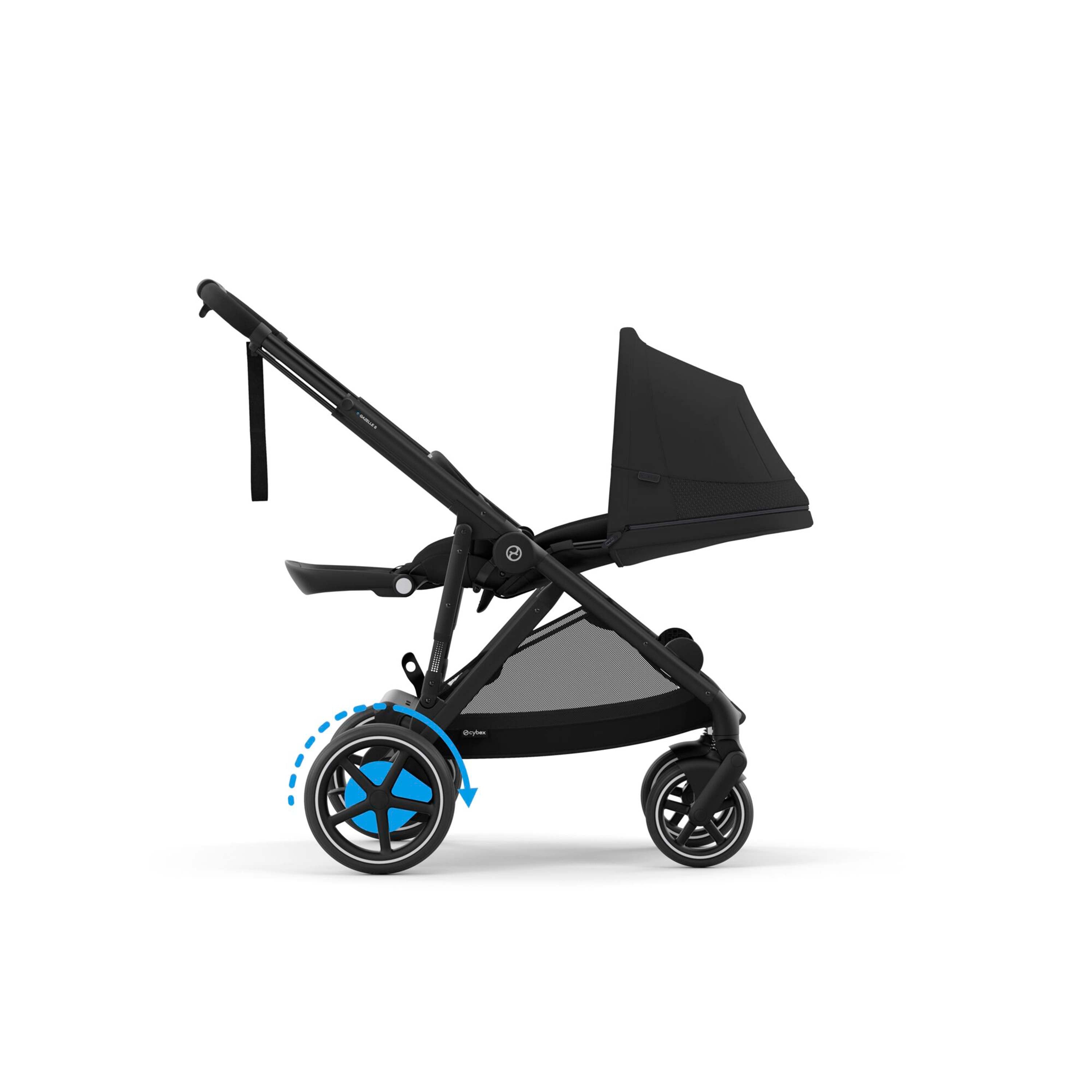 CYBEX e-Gazelle S Electric Pushchair - Moon Black