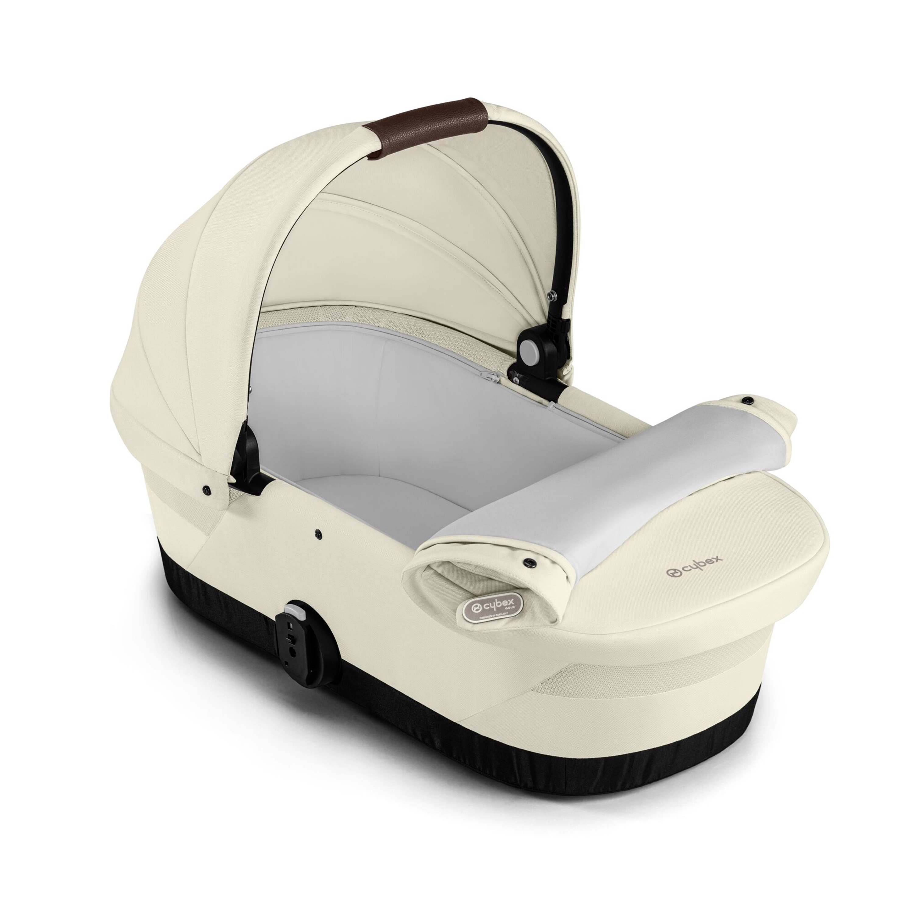 CYBEX Gazelle S/eGazelle S Carrycot - Seashell Beige | Newborn to 6 Months