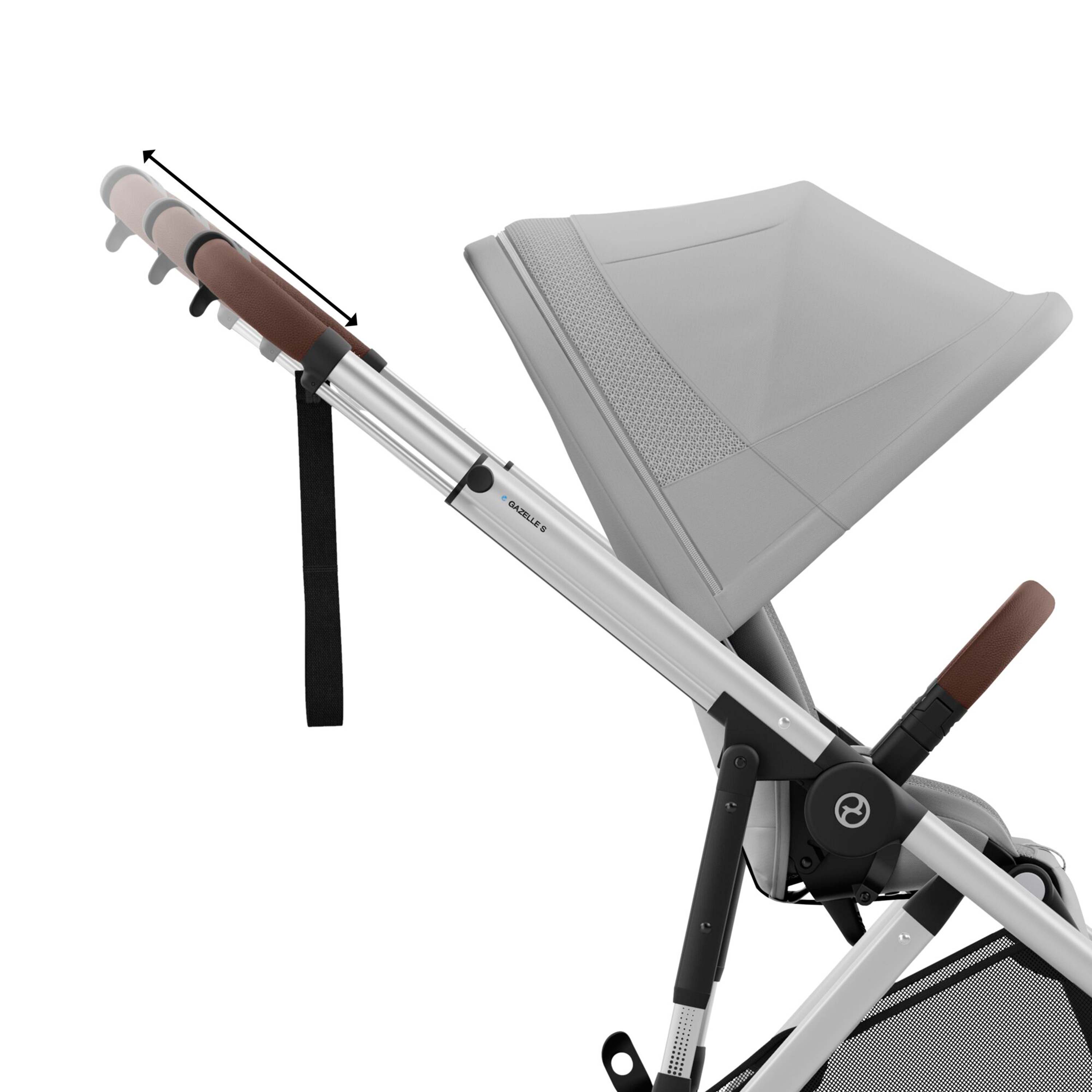 CYBEX e-Gazelle S Electric Pushchair - Stone Grey