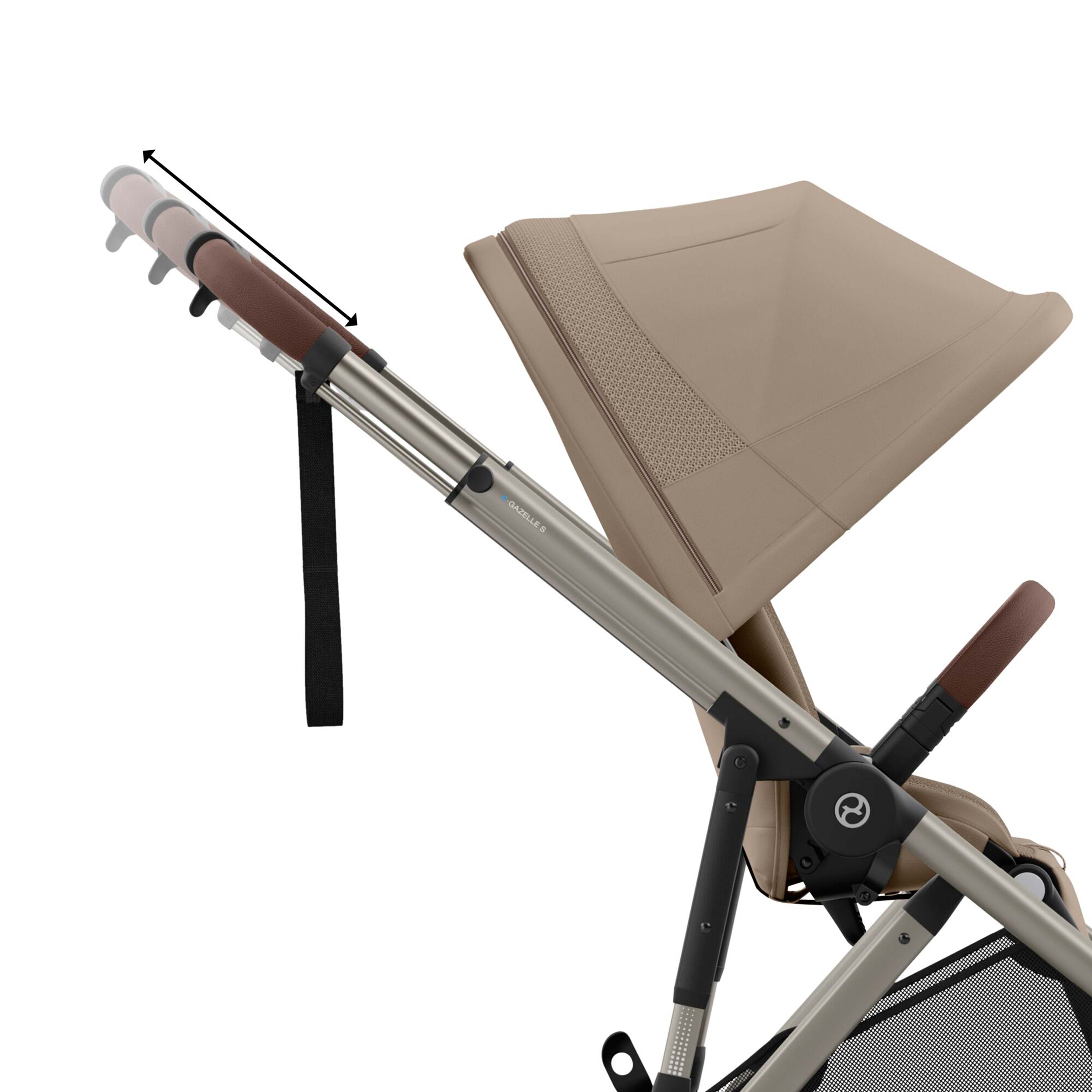 CYBEX e-Gazelle S Electric Pushchair - Almond Beige