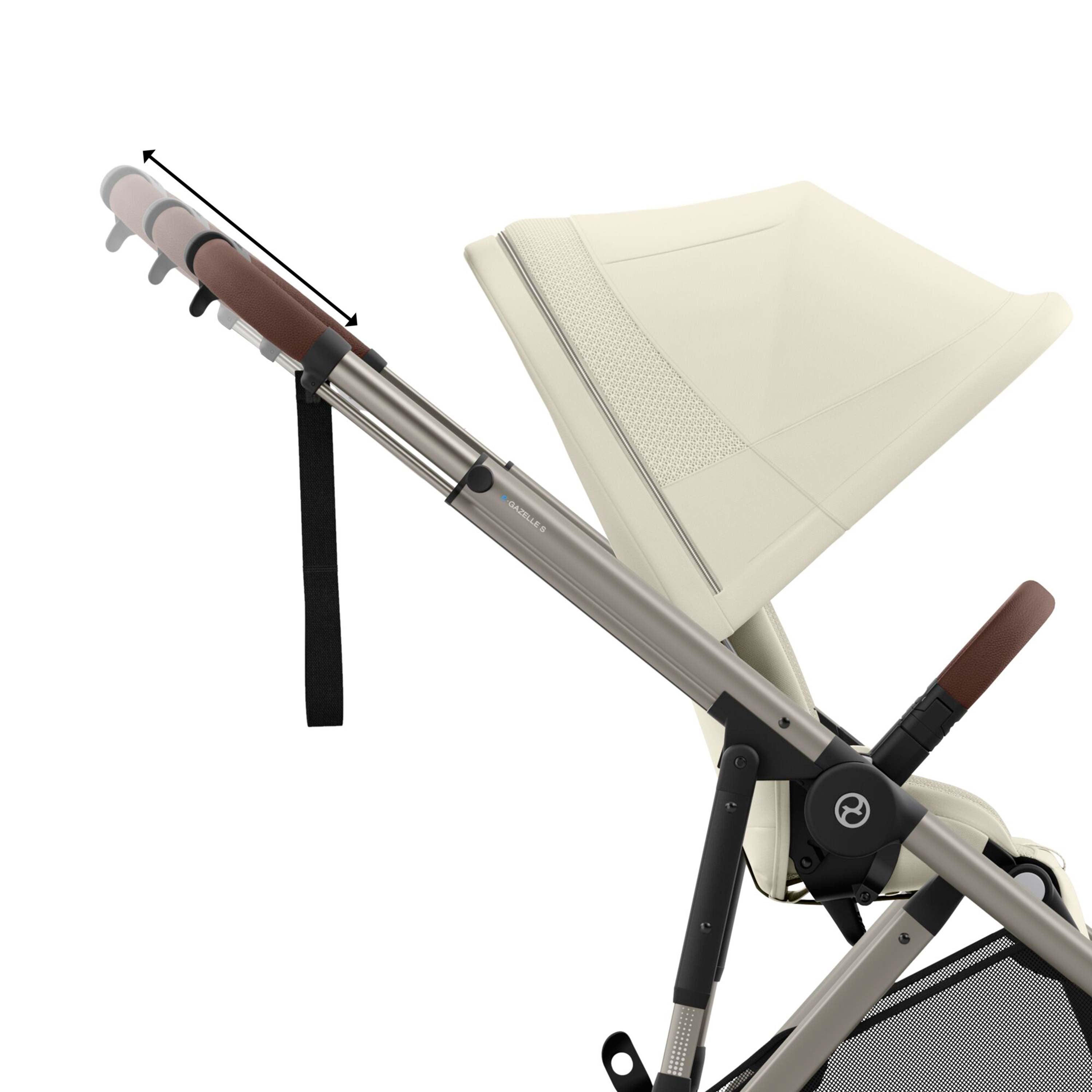 CYBEX e-Gazelle S Electric Pushchair - Seashell Beige