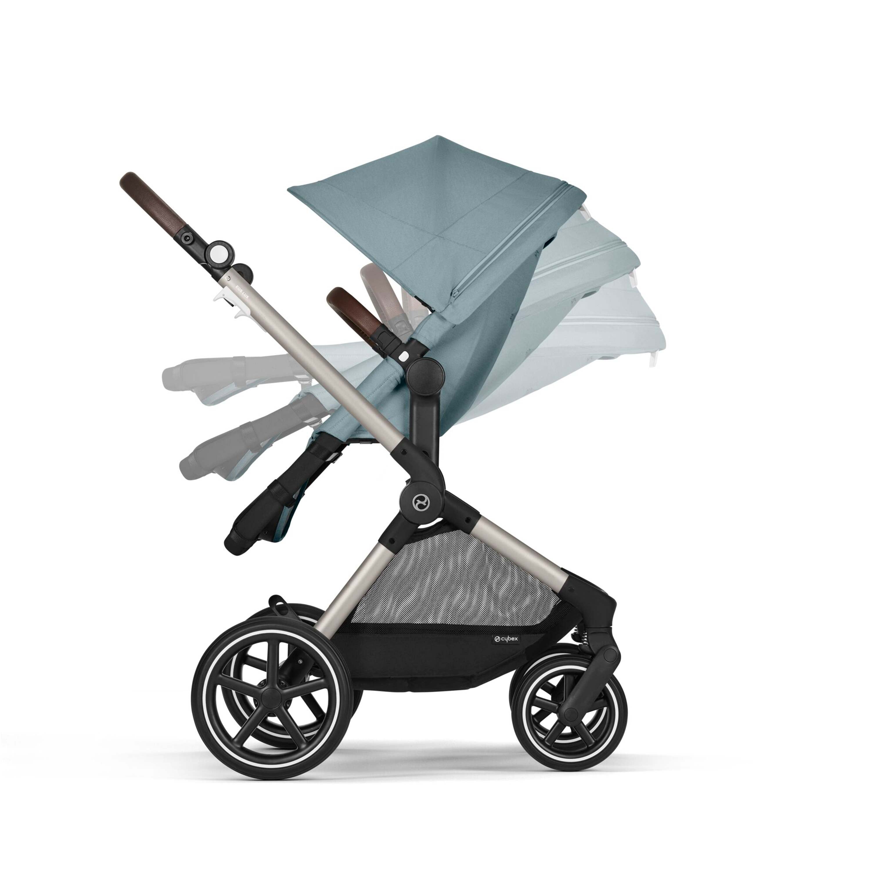 Cybex EOS Lux 2-in-1 Pushchair - Stormy Blue
