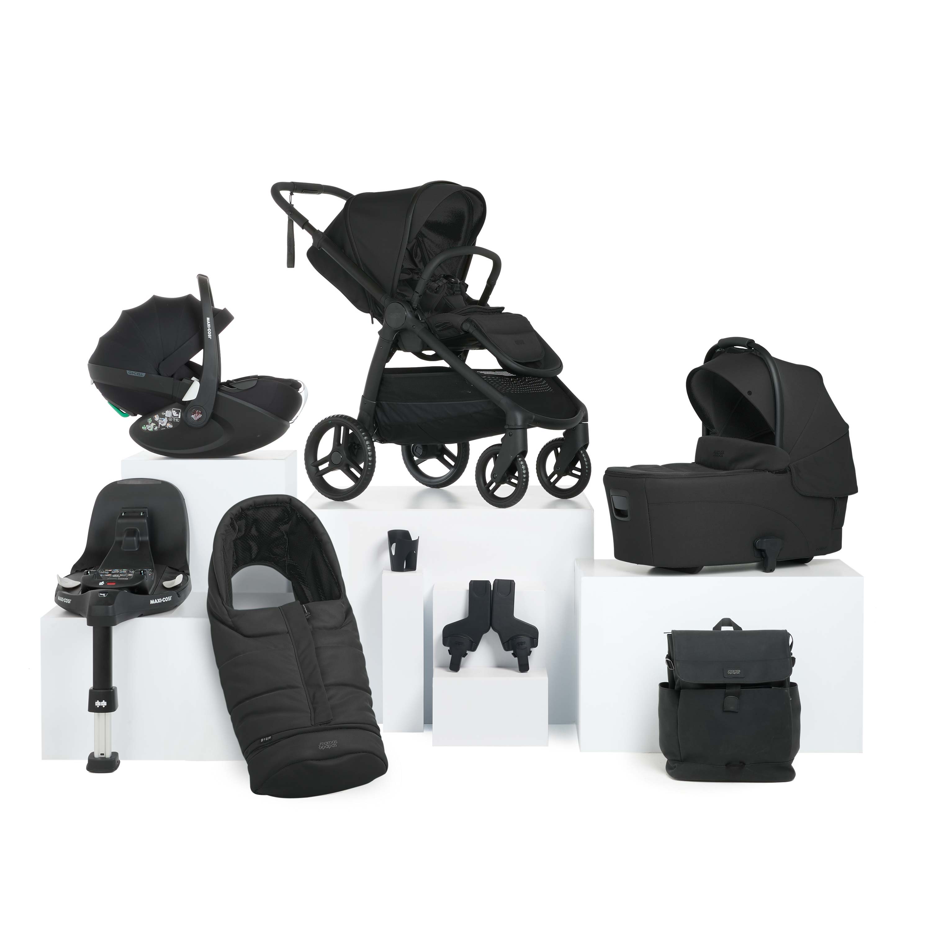 Mamas & Papas Ocarro 2 Essential Bundle (Eclipse) – Pebble 360 Pro2 & FamilyFix Base