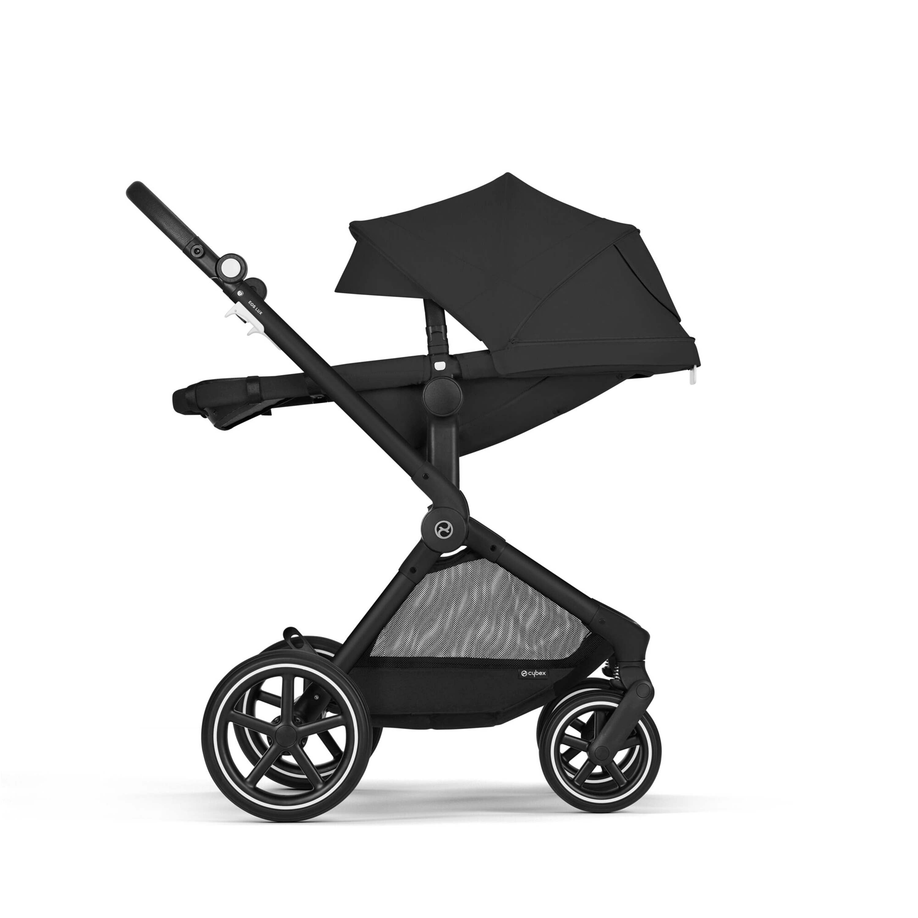 Cybex EOS Lux 2-in-1 Pushchair - Moon Black