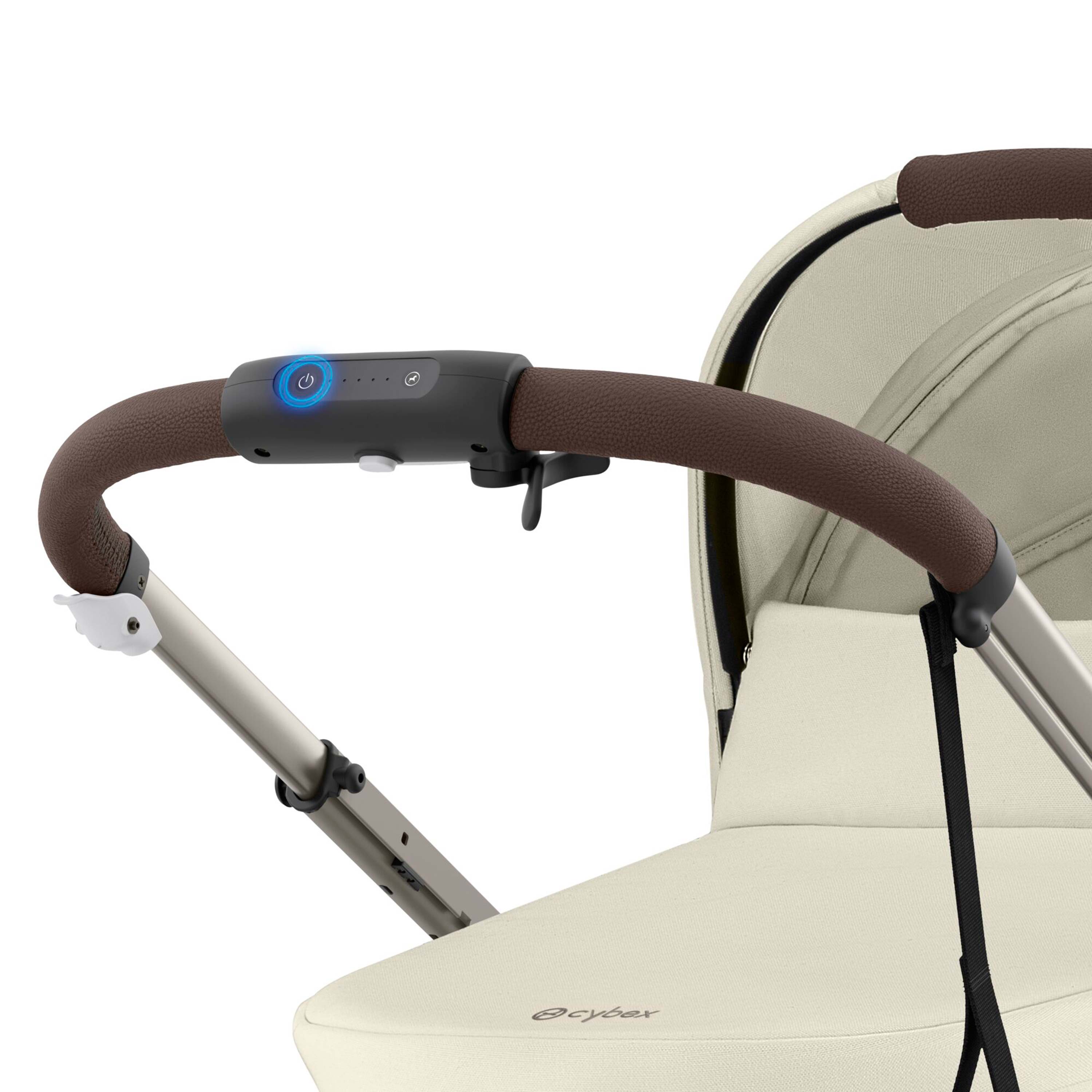 CYBEX e-Gazelle S Electric Pushchair - Seashell Beige