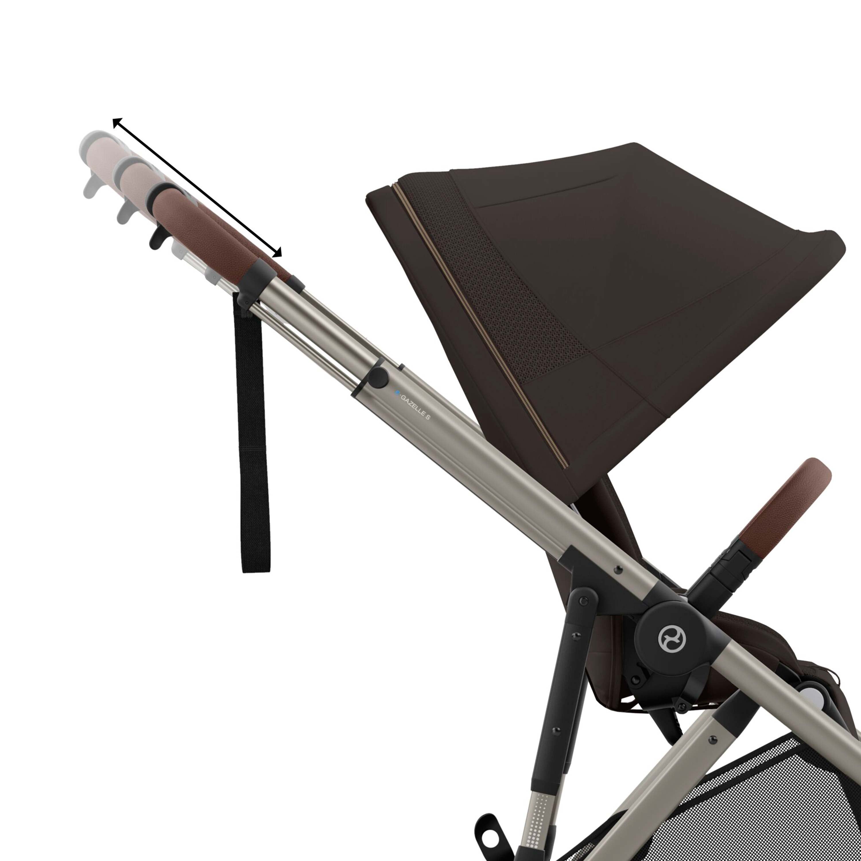 CYBEX e-Gazelle S Electric Pushchair - Chocolate Brown