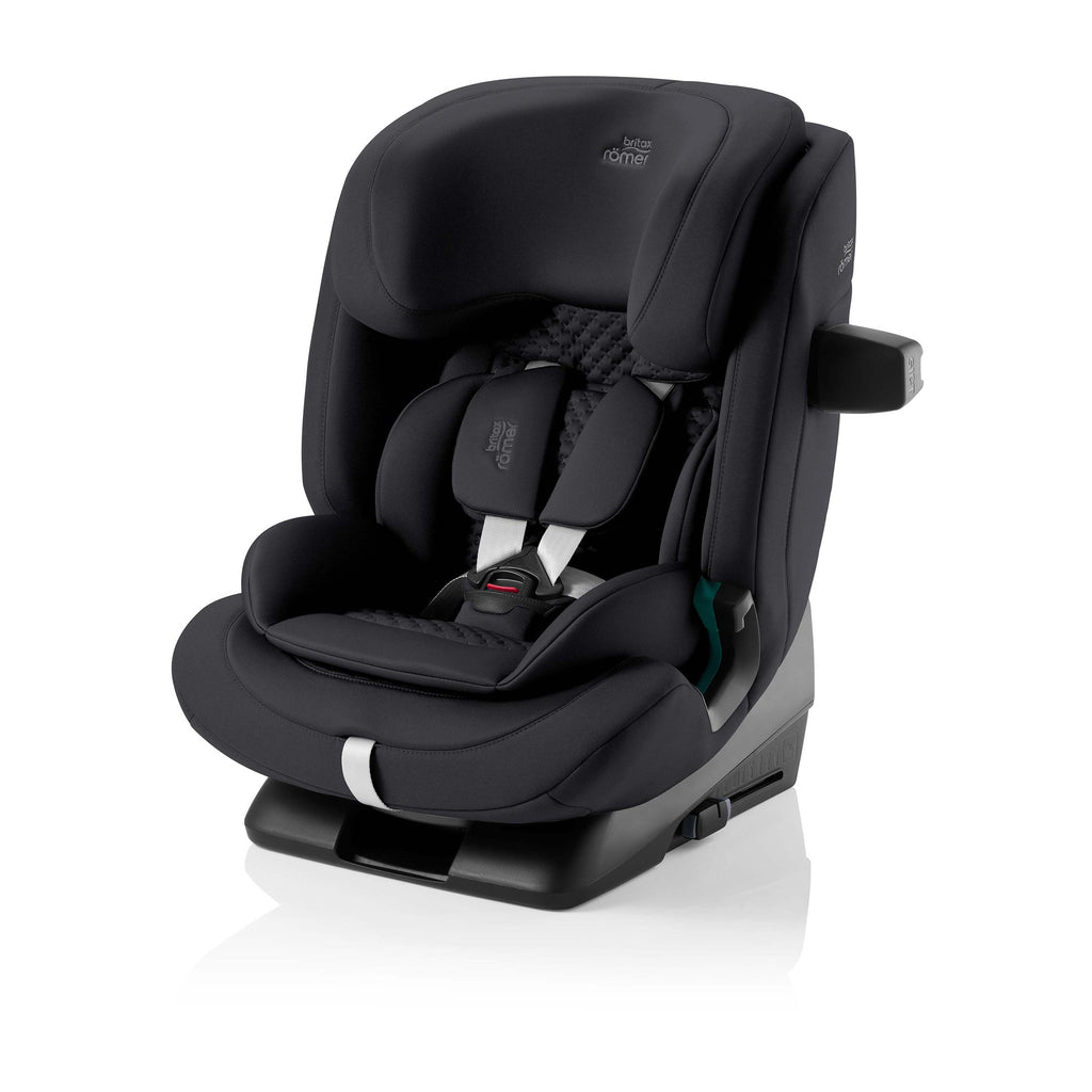 Britax Romer Advansafix Pro Onyx Black car seat on a white background